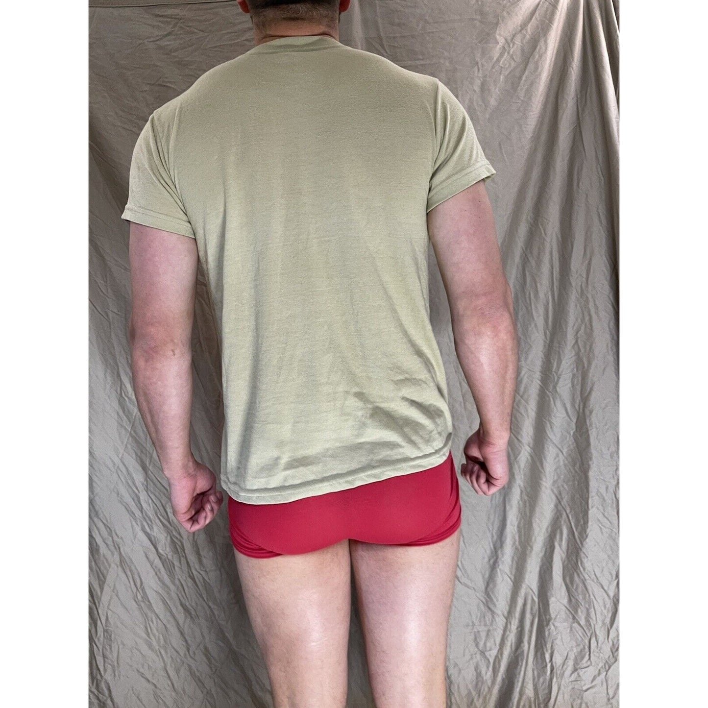 men's medium desert sand heart and core t-shirt usafa cadet military