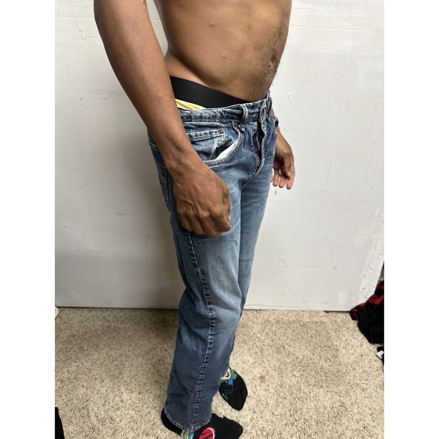 Men’s Denizen Levi’s 285 Relaxed Fit 32 X 32 Blue Jeans