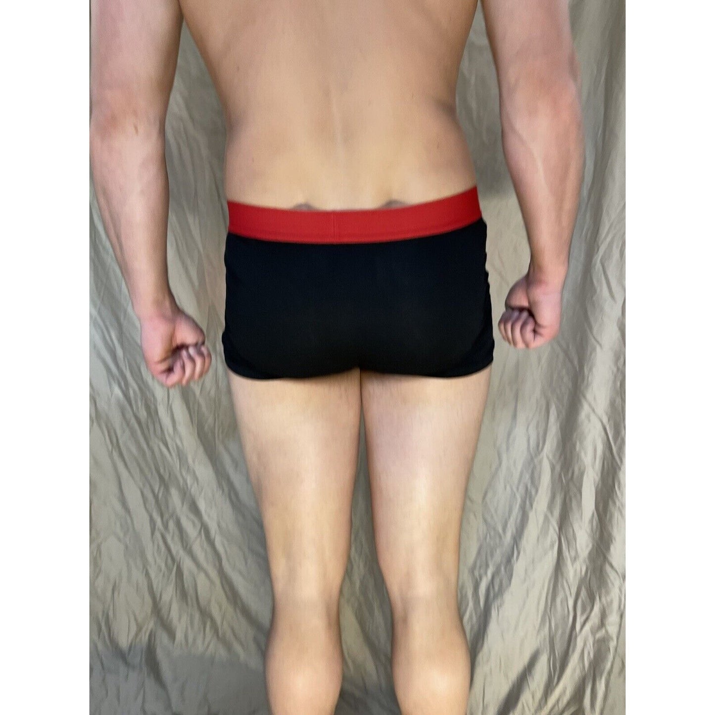 men's aero aeropostale Black With red Band boxer brief