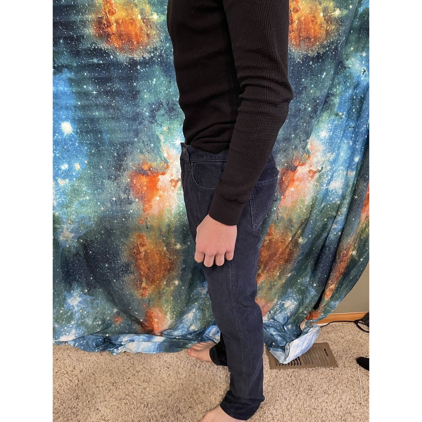 Men’s Old Navy Dark Blue Slim 32” x 34” courduroy pants