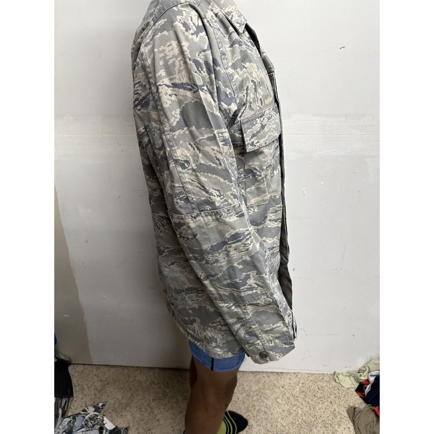 Men’s Civil Air Patrol USAF Abu Airman Battle Uniform Top Blouse Jacket 40XL