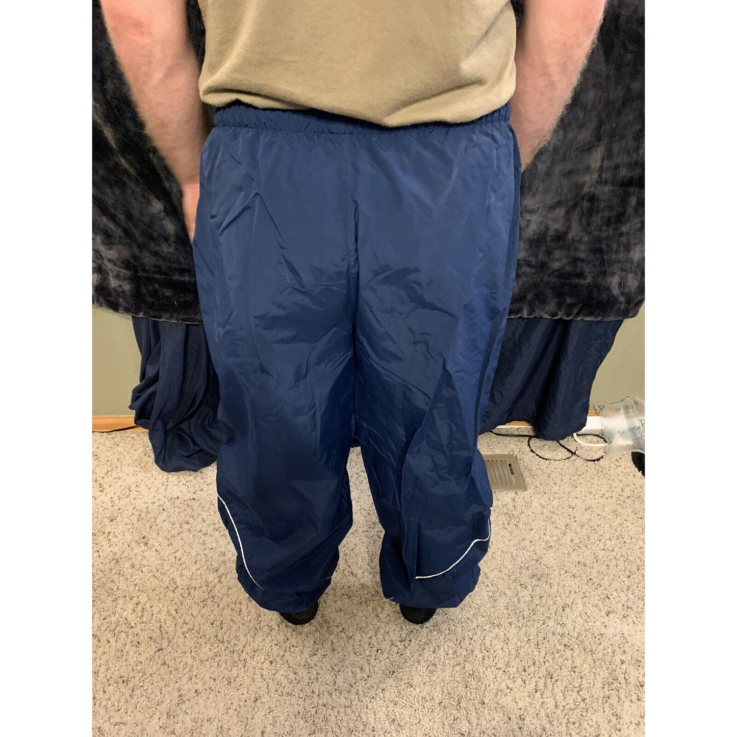 JWOD Skilcraft AF-PTU Nylon Workout Pants Men's Size Large/long Made In USA