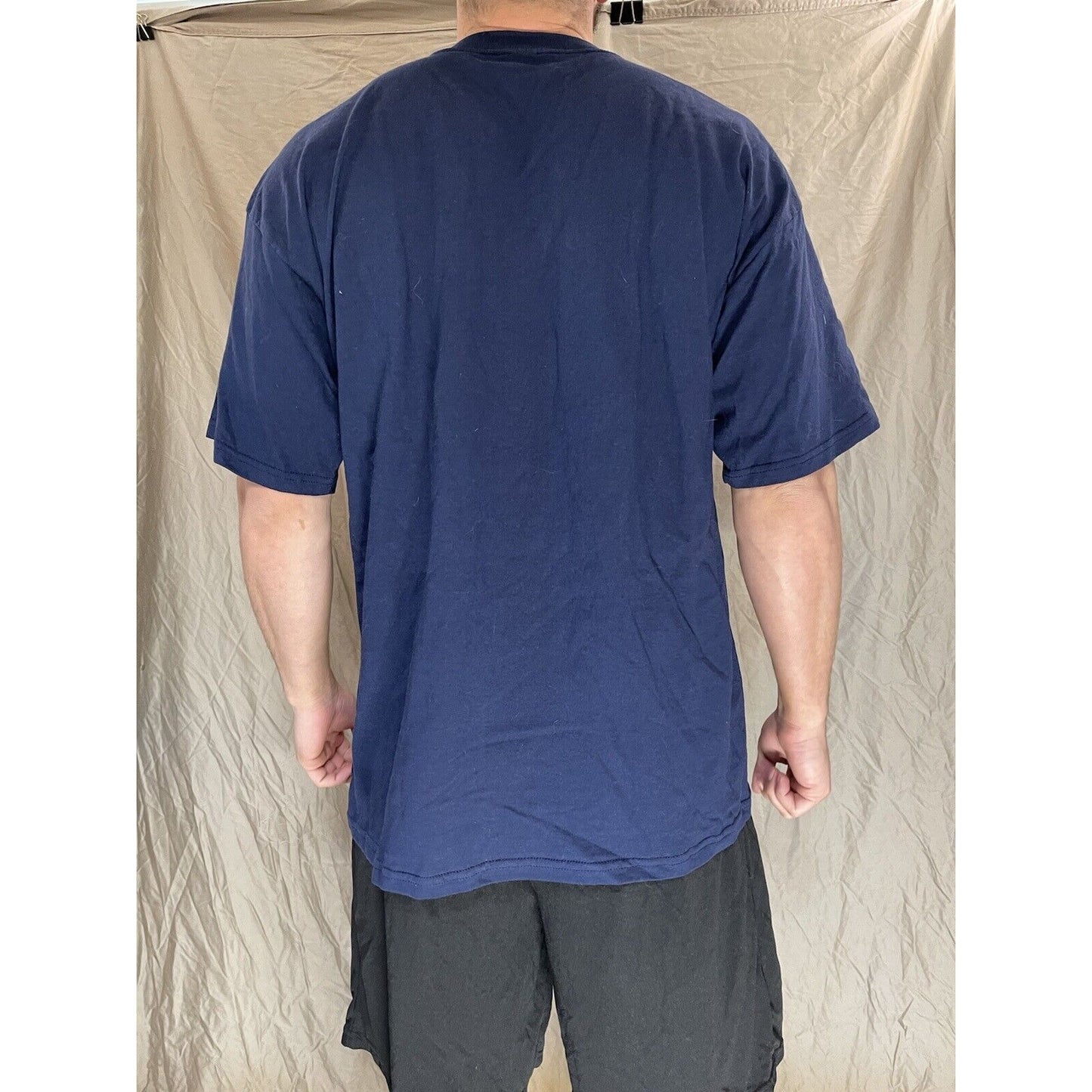 men's navy blue air force short sleeve t-shirt XL