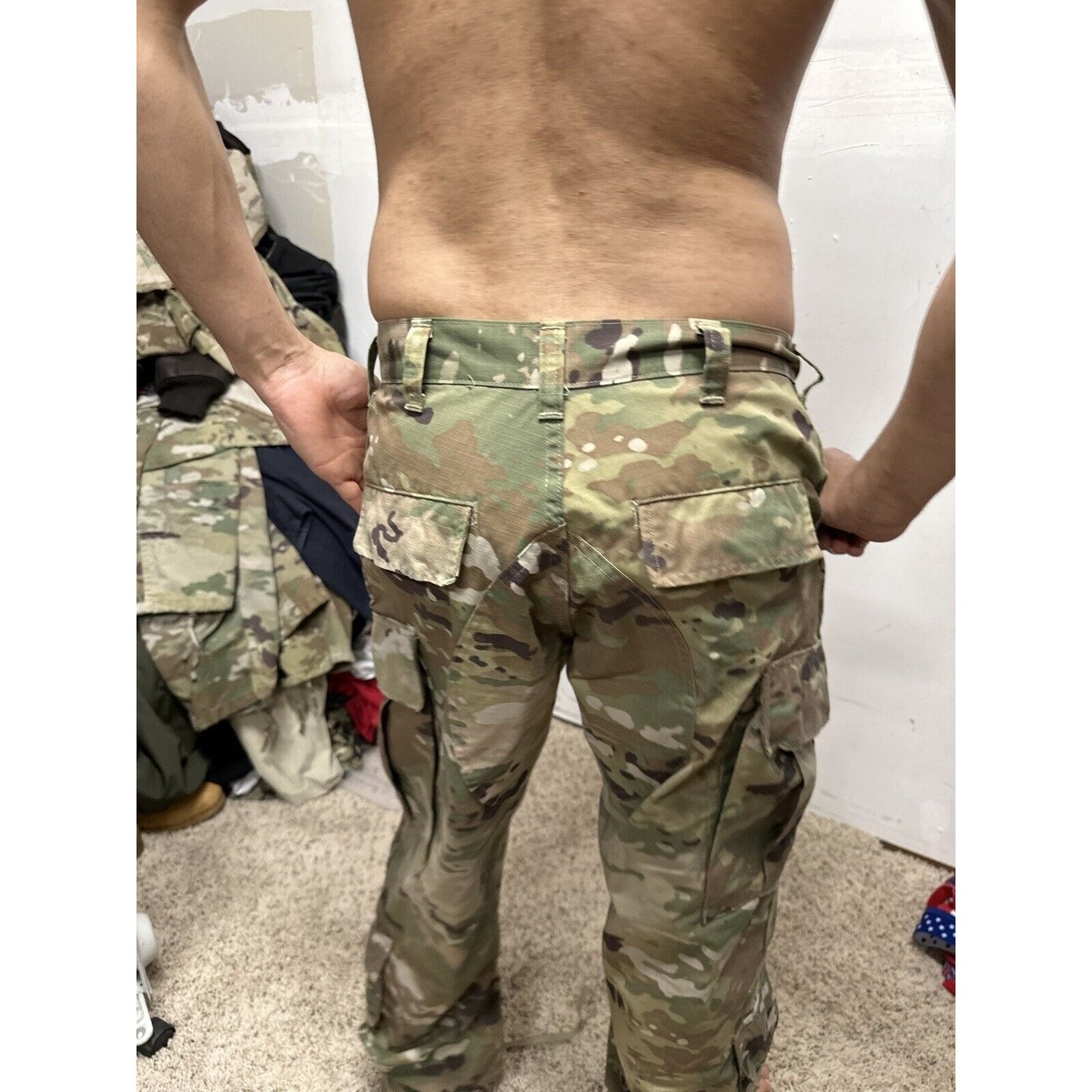 Men’s Small Regular Ocp Army Air Force Space Force Pants Trousers Nylon Cotton