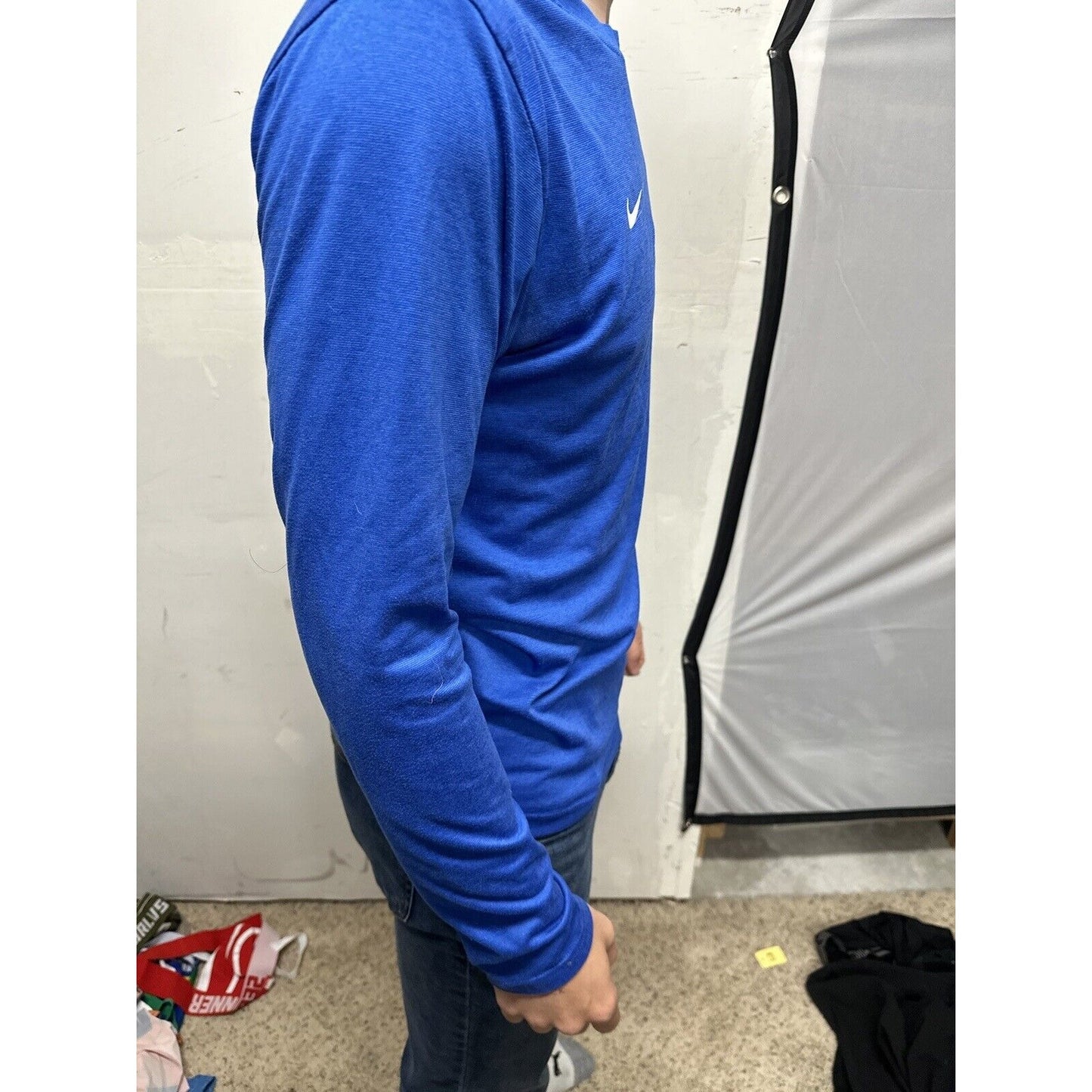 Men’s Long Sleeve USAFA Air Force Academy Boxing Blue Nike Shirt Small