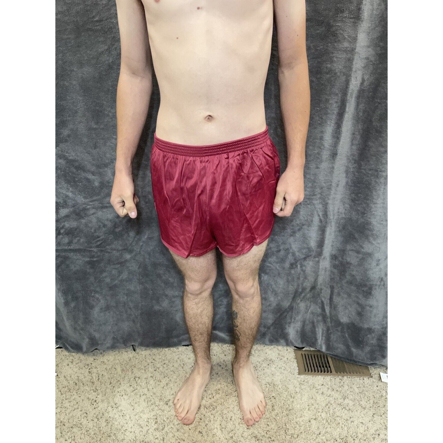 men's soffe ranger panties XL Garnet maroon shorts
