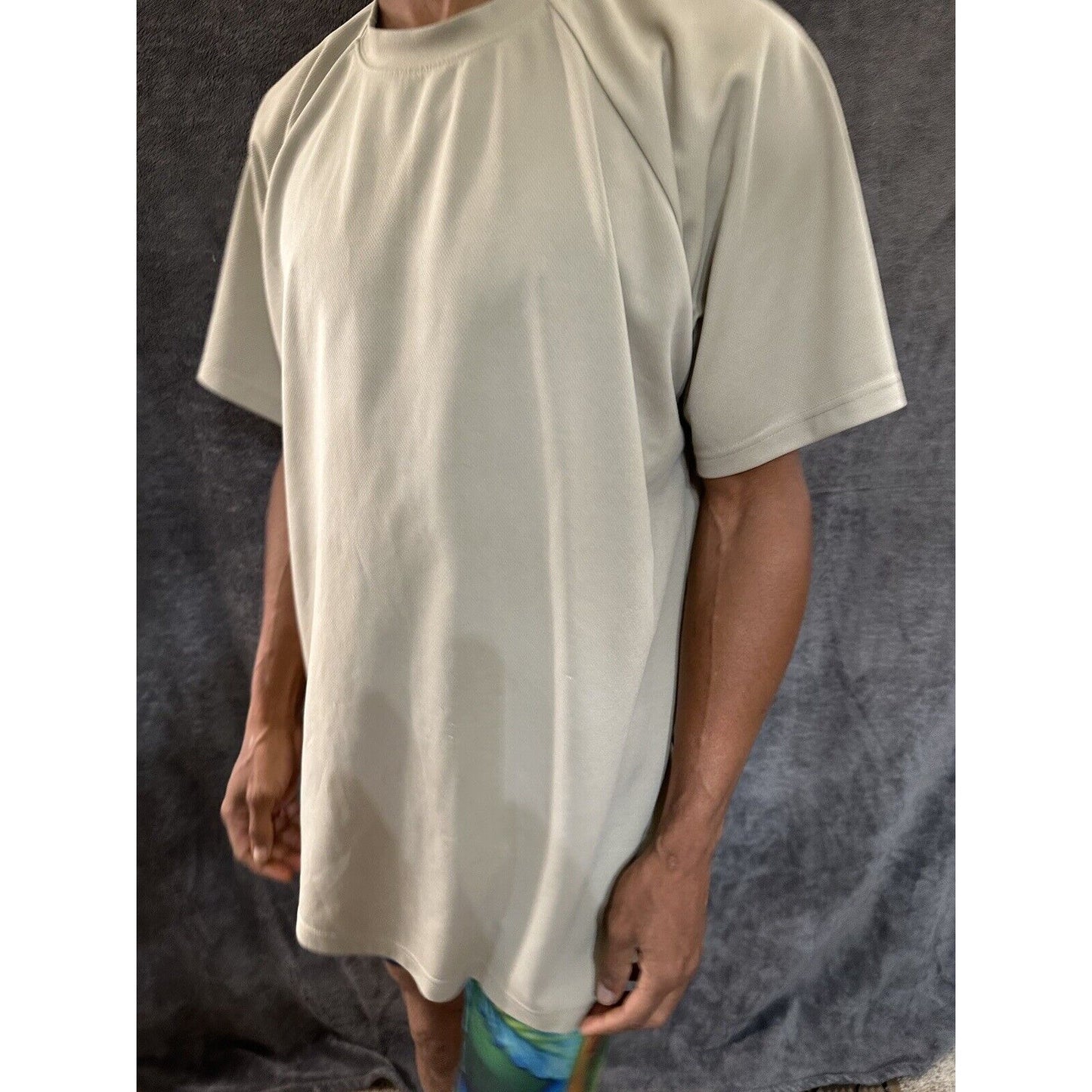Men’s Tan Civil Air Patrol XL Dri Duke Uniform Tshirt Short Sleeve