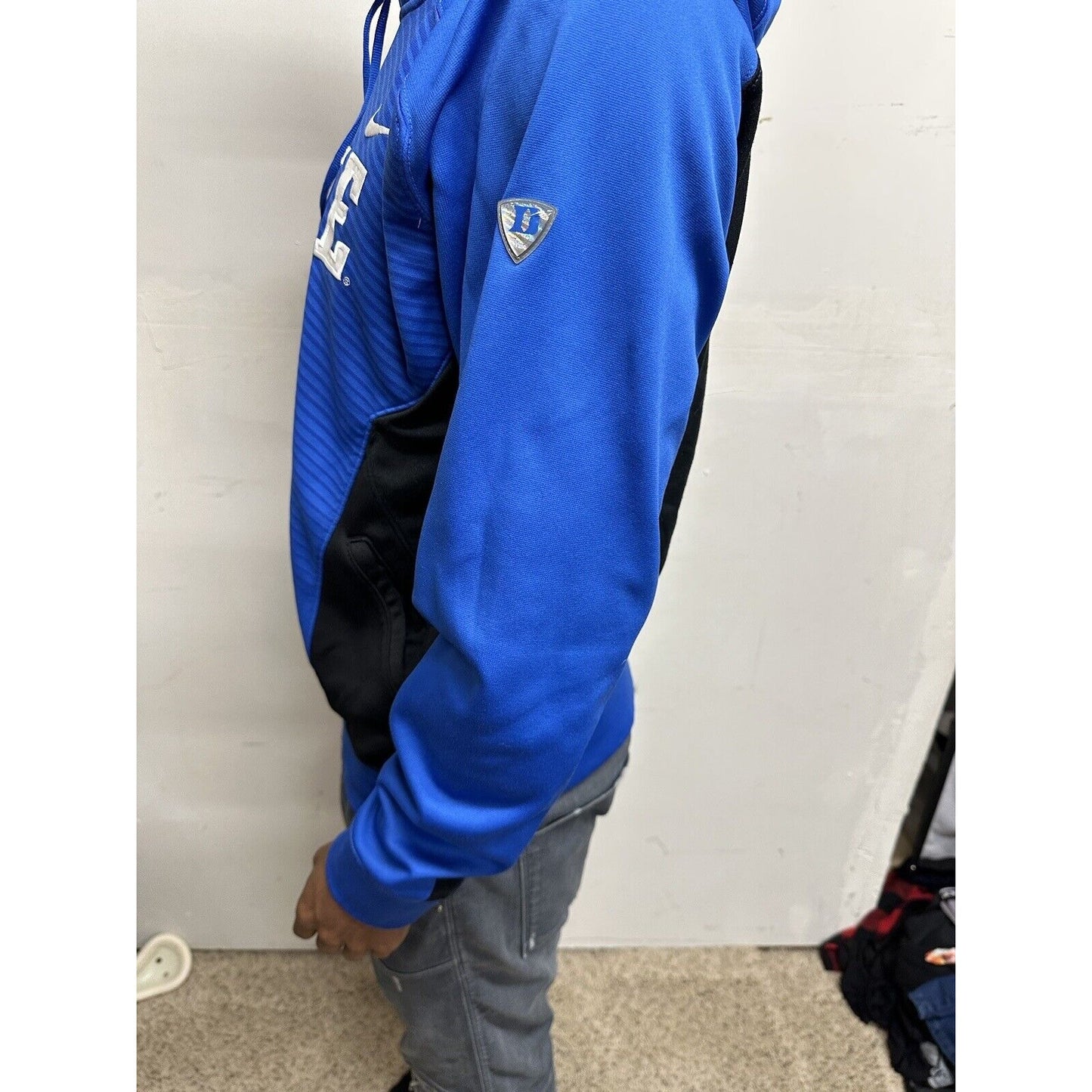 Men’s Blue Medium Nike Therma-fit Hoodie Duke