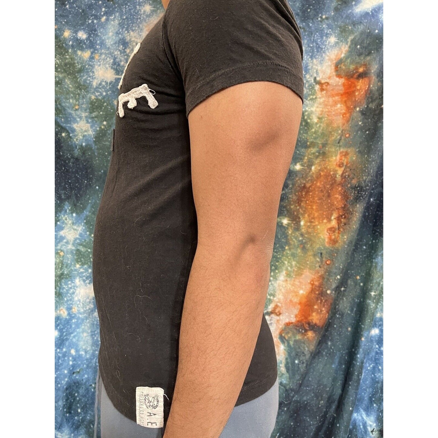 Men’s black American Eagle Mediuk Vintage fit black short sleeve t-shirt