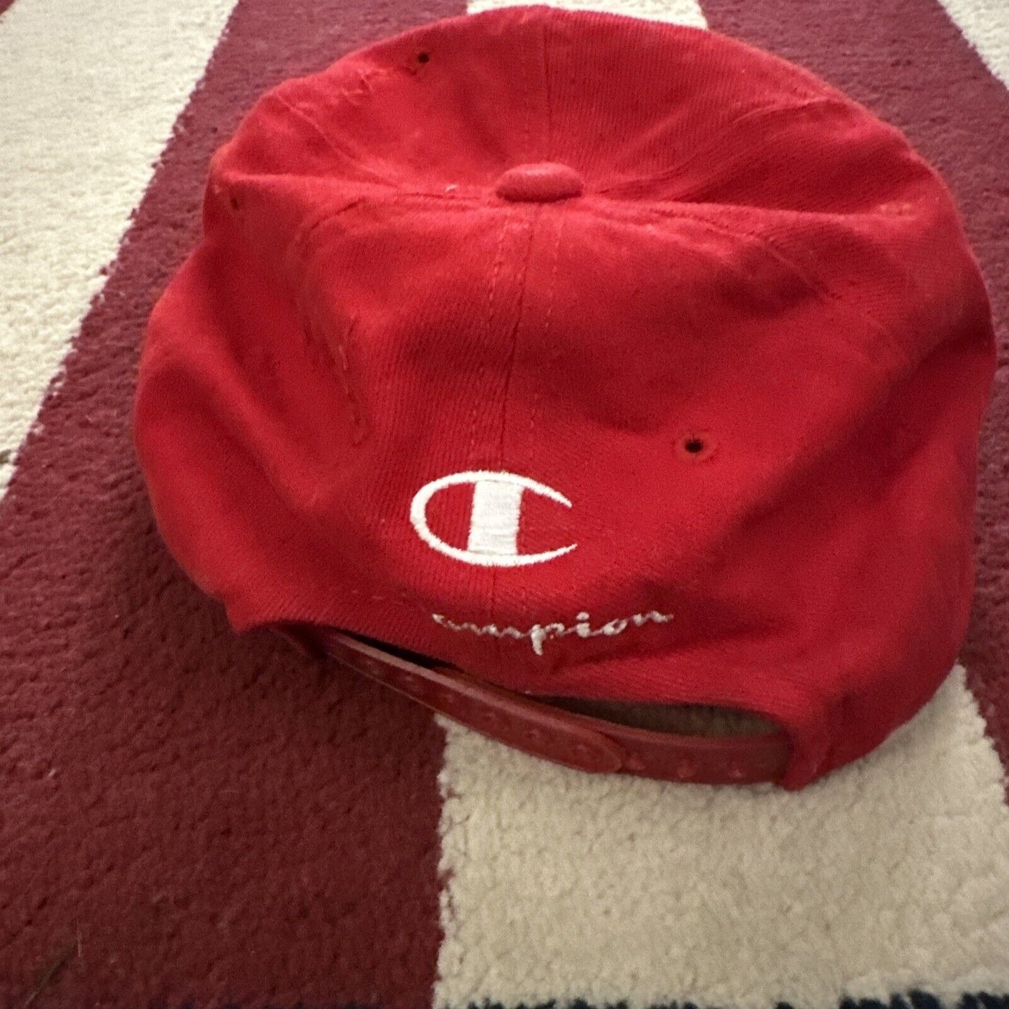 Red Nebraska Champion Baseball Cap Hat