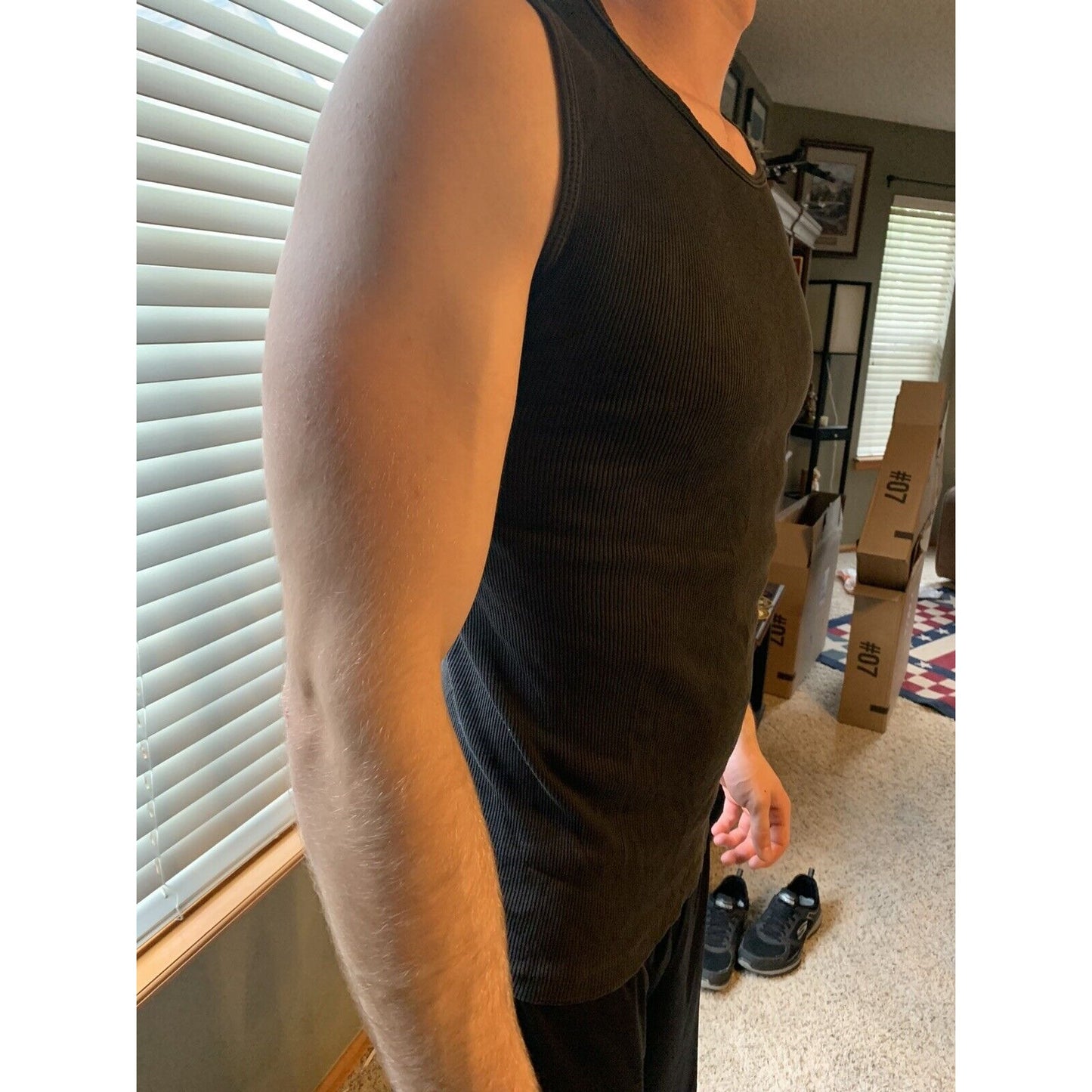 Guy Laroche Men’s Tank Top Black Large
