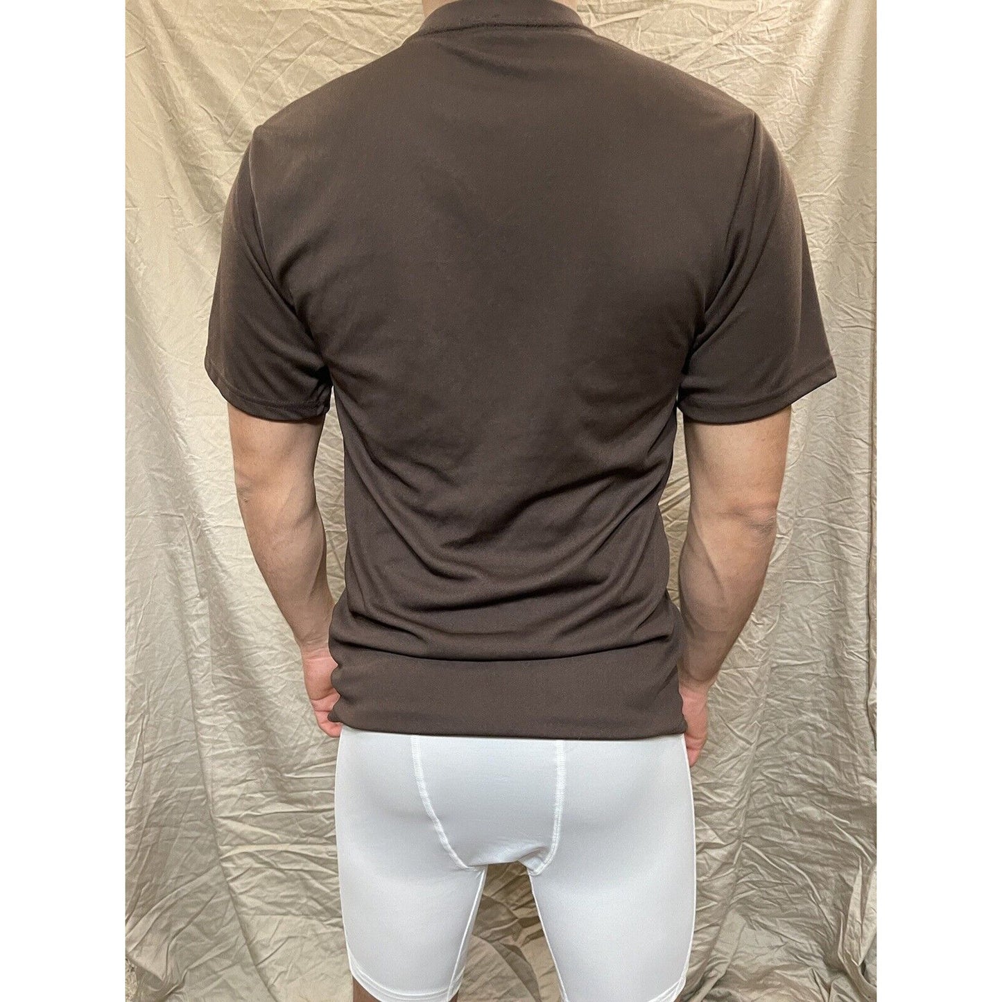 Men's Augusta Sportswear Moisture Management Athletic shirt Brown Small