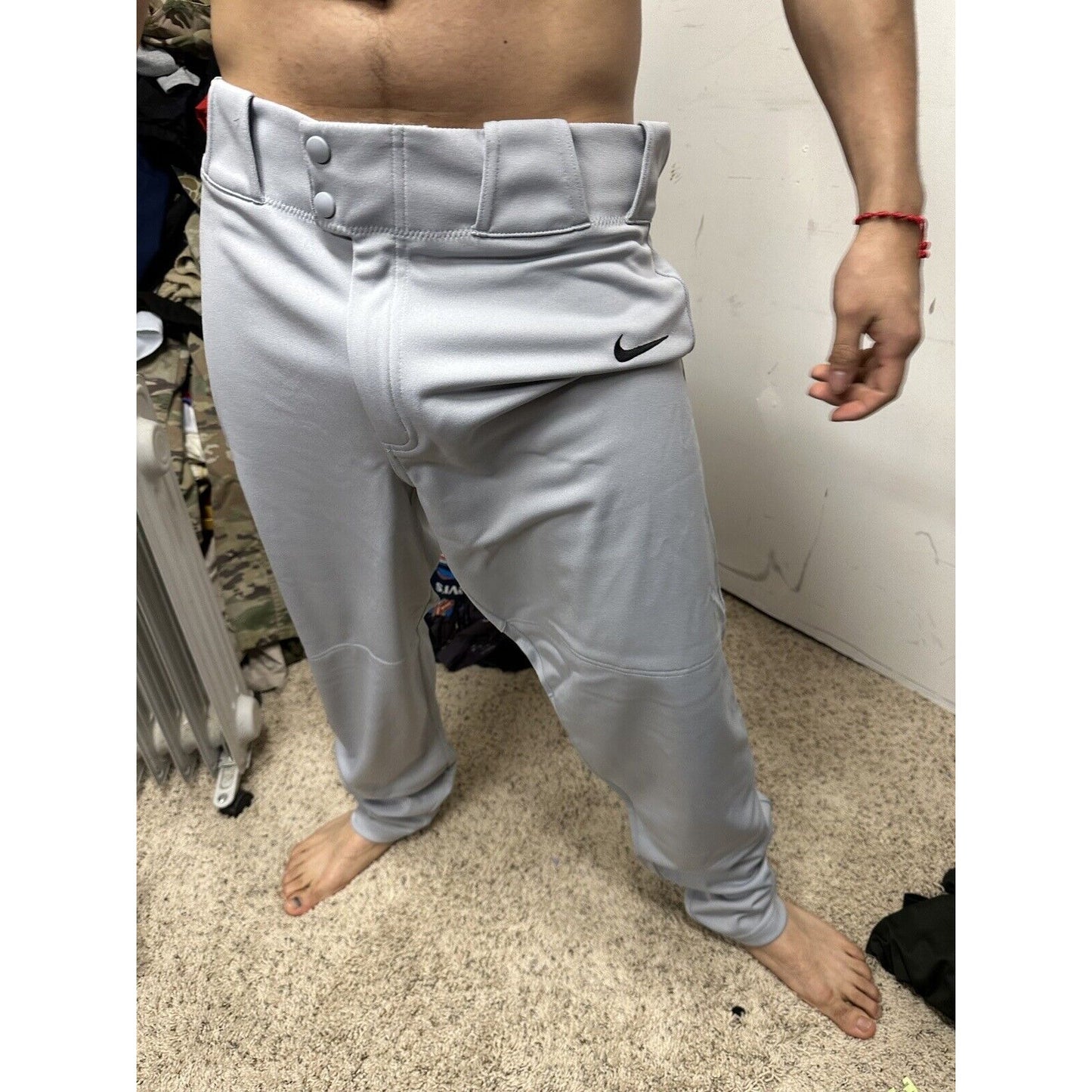 Men’s Gray Team Nike Baseball Pants Size Large