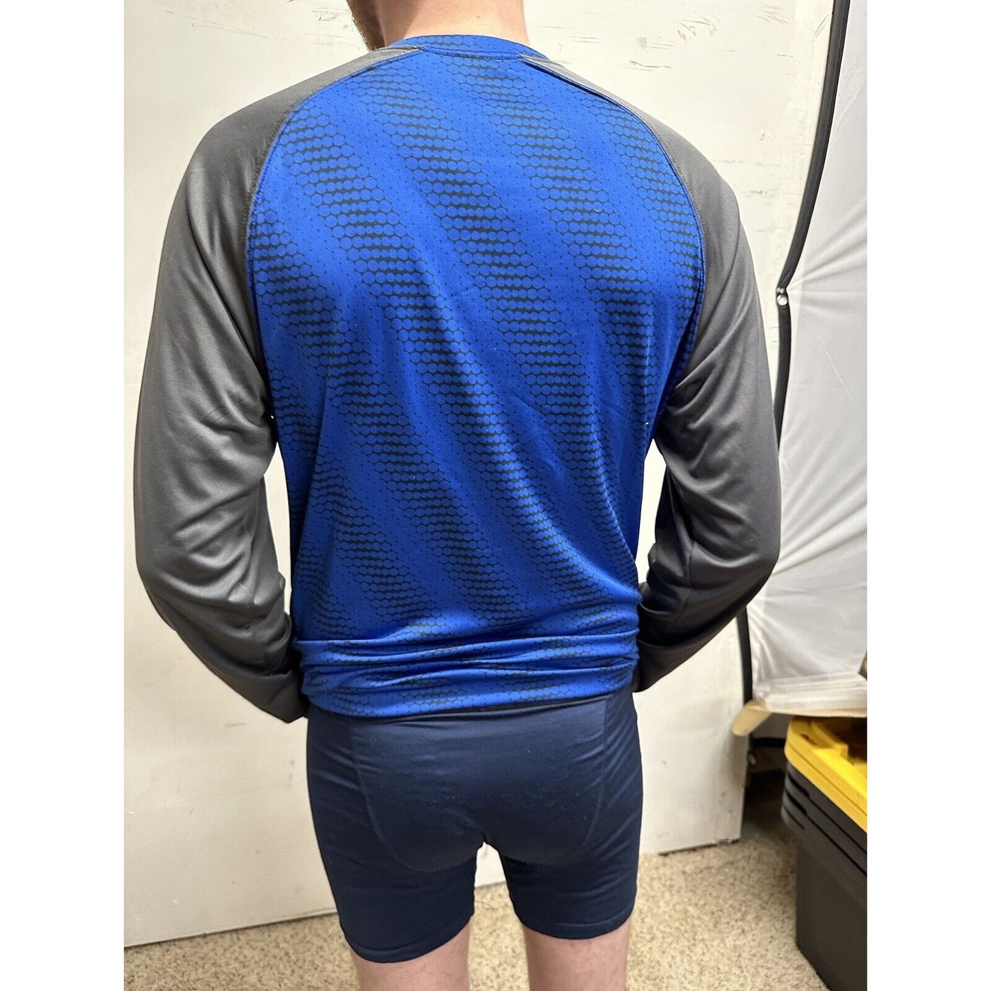 men’s doherty spartans football long sleeve pullover shirt adult large colroado
