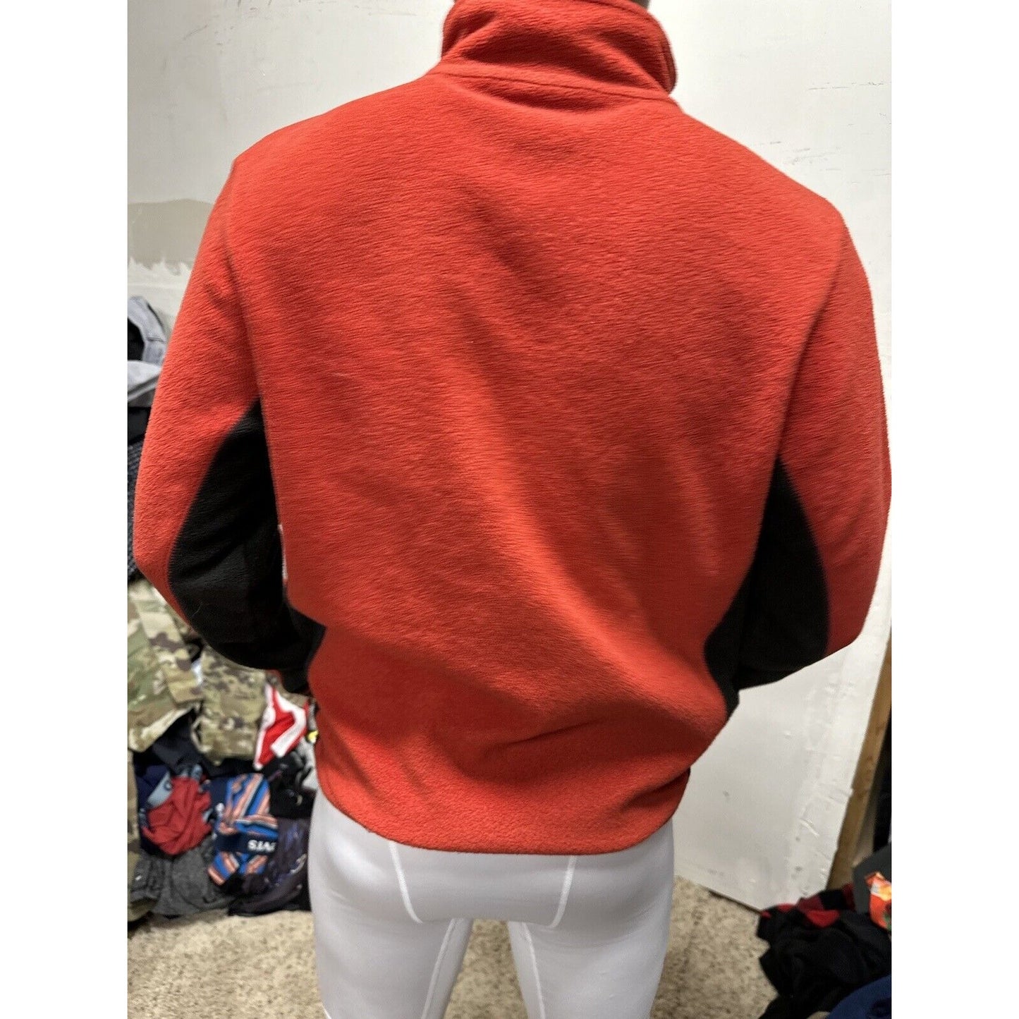 Men’s Red Small 1/4 Zip Gap Pullover Jacket