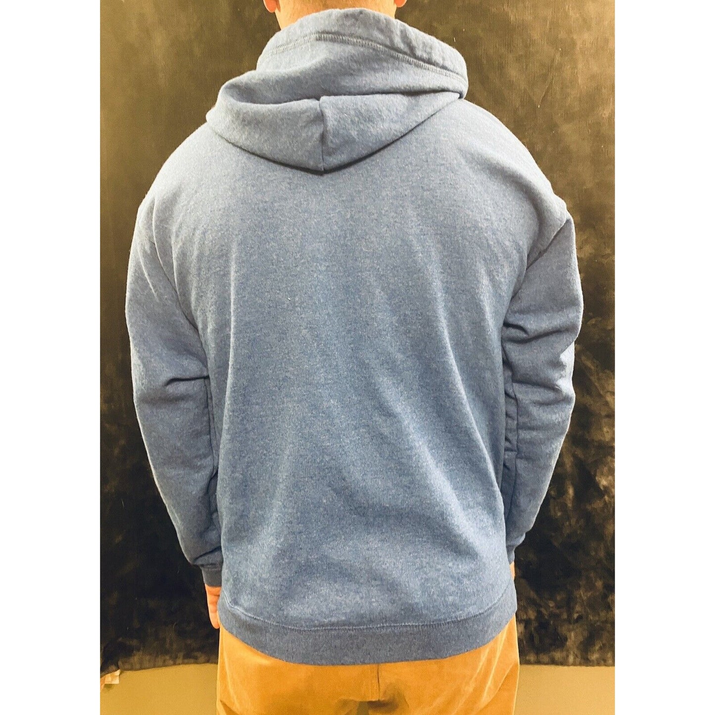 Hanes Men's Full-Zip Fleece Hoodie. Royal Blue. Medium