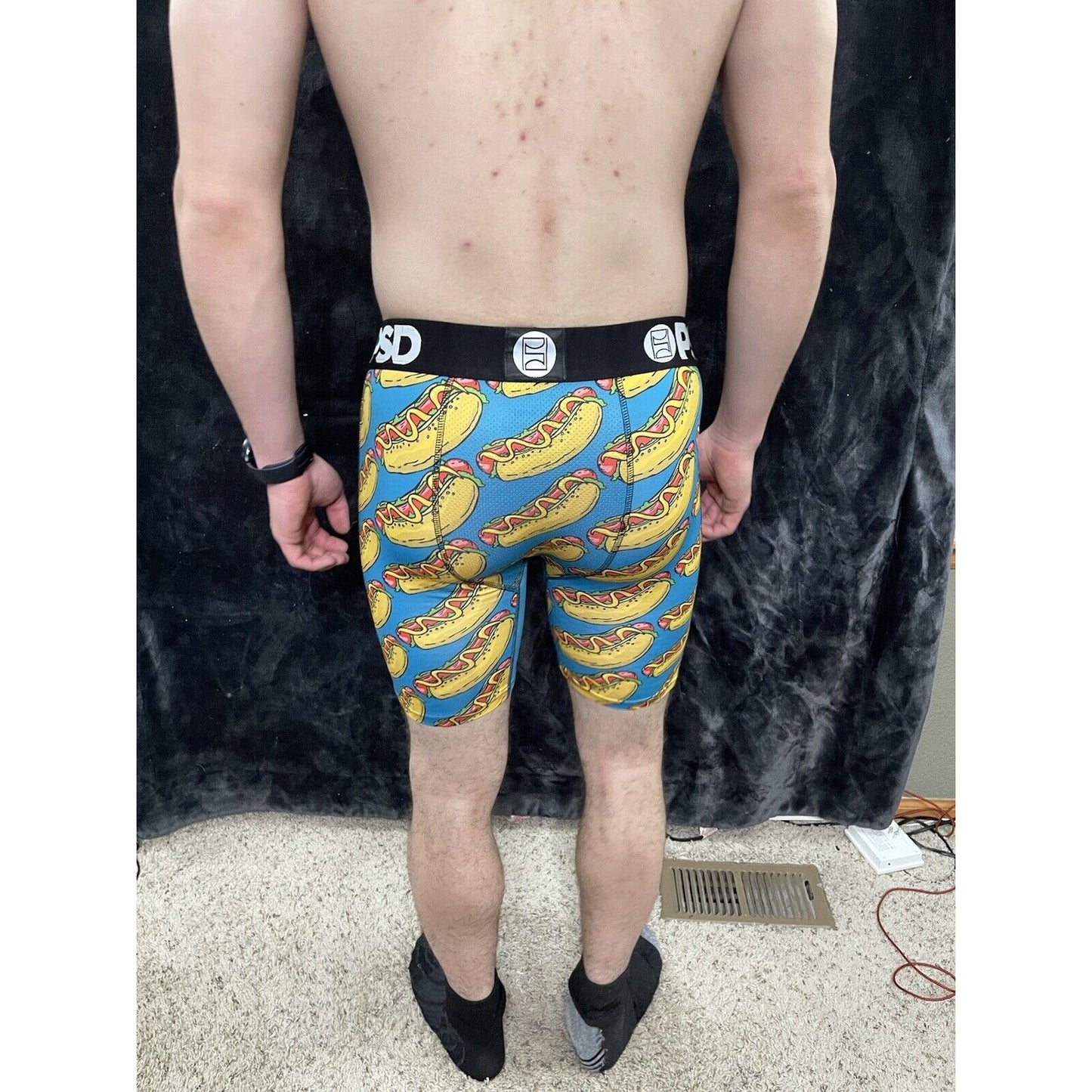 PSD Men's Size Medium Hot Dog Boxer Brief Underwear New