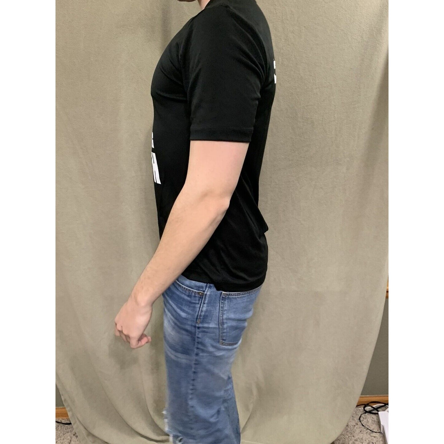 Men’s Sport Tek Small Black Shirt Wreslting Faith FCA