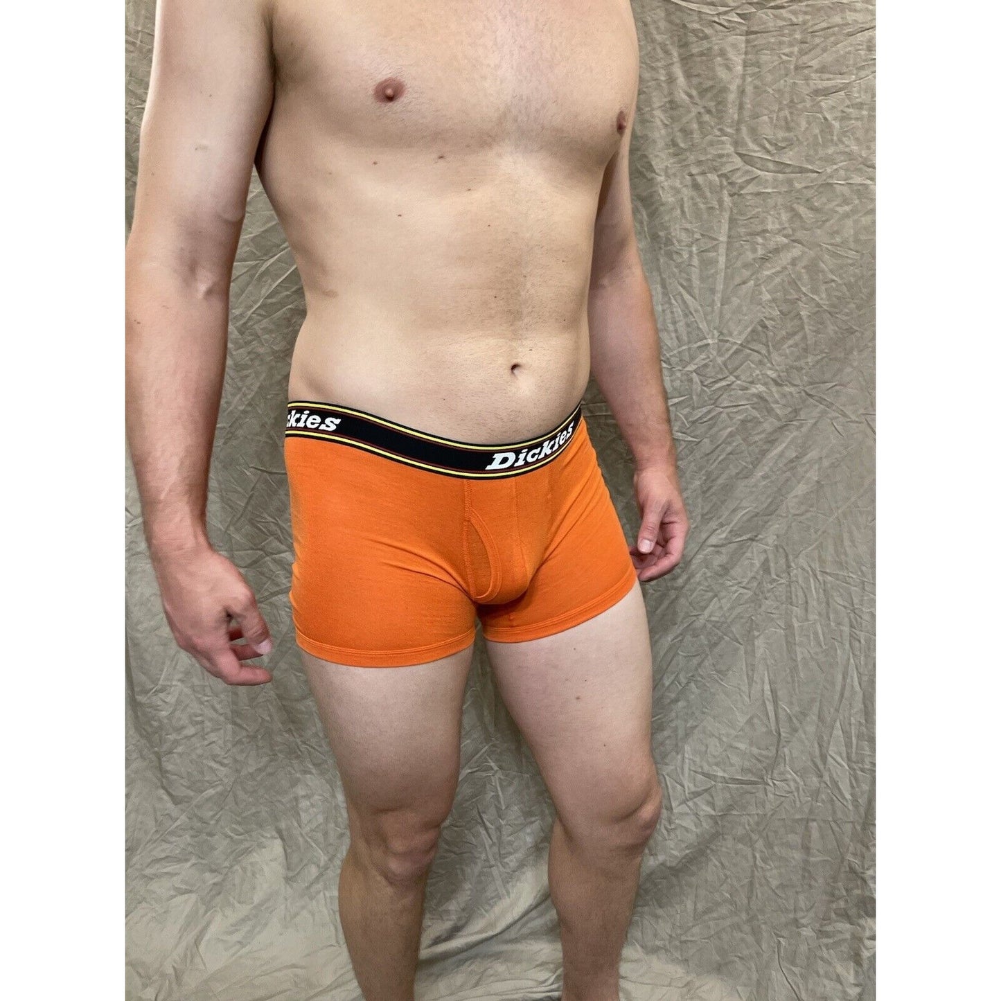 men's dickies Orange boxer briefs size large
