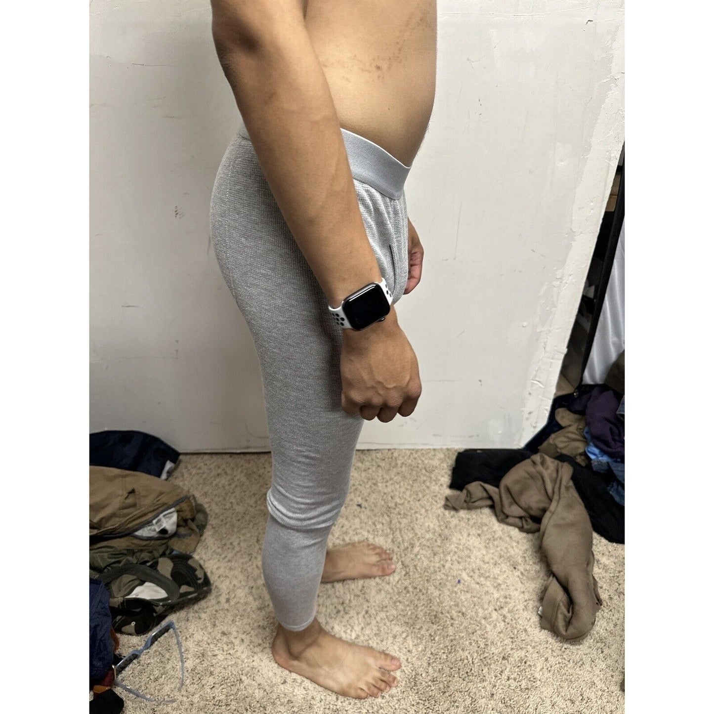 Men’s Medium Highland Originals Gray Leggings Thermals