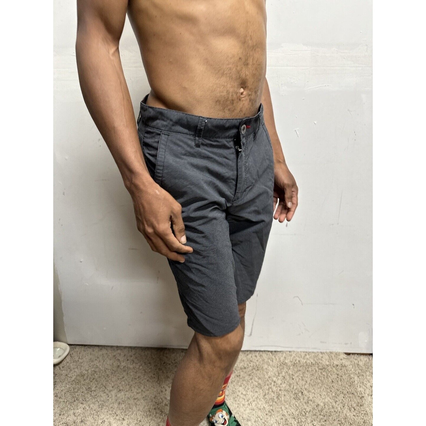 Men’s Next Level Series Tony Hawk Gray Black Size 30 Shorts