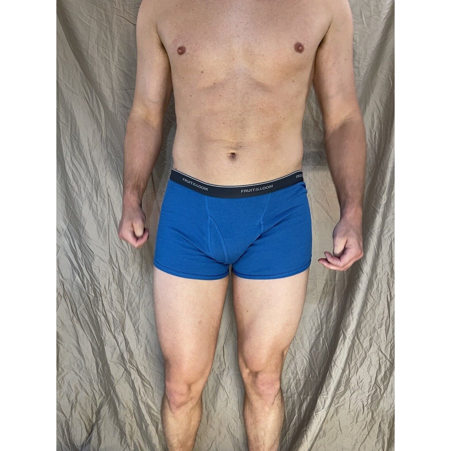 boy's large fruit of the loom boxer brief Blue