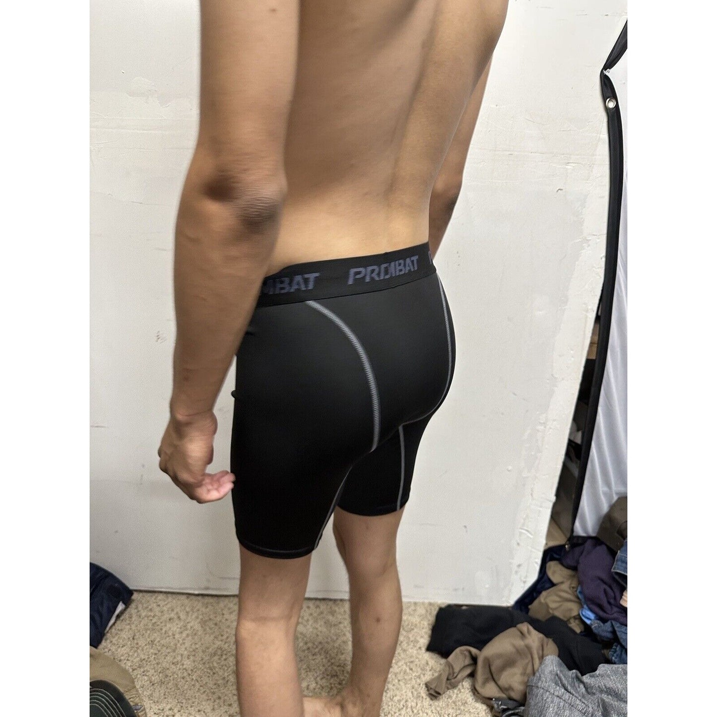 Men’s Pro Combat Medium Black Compression Shorts