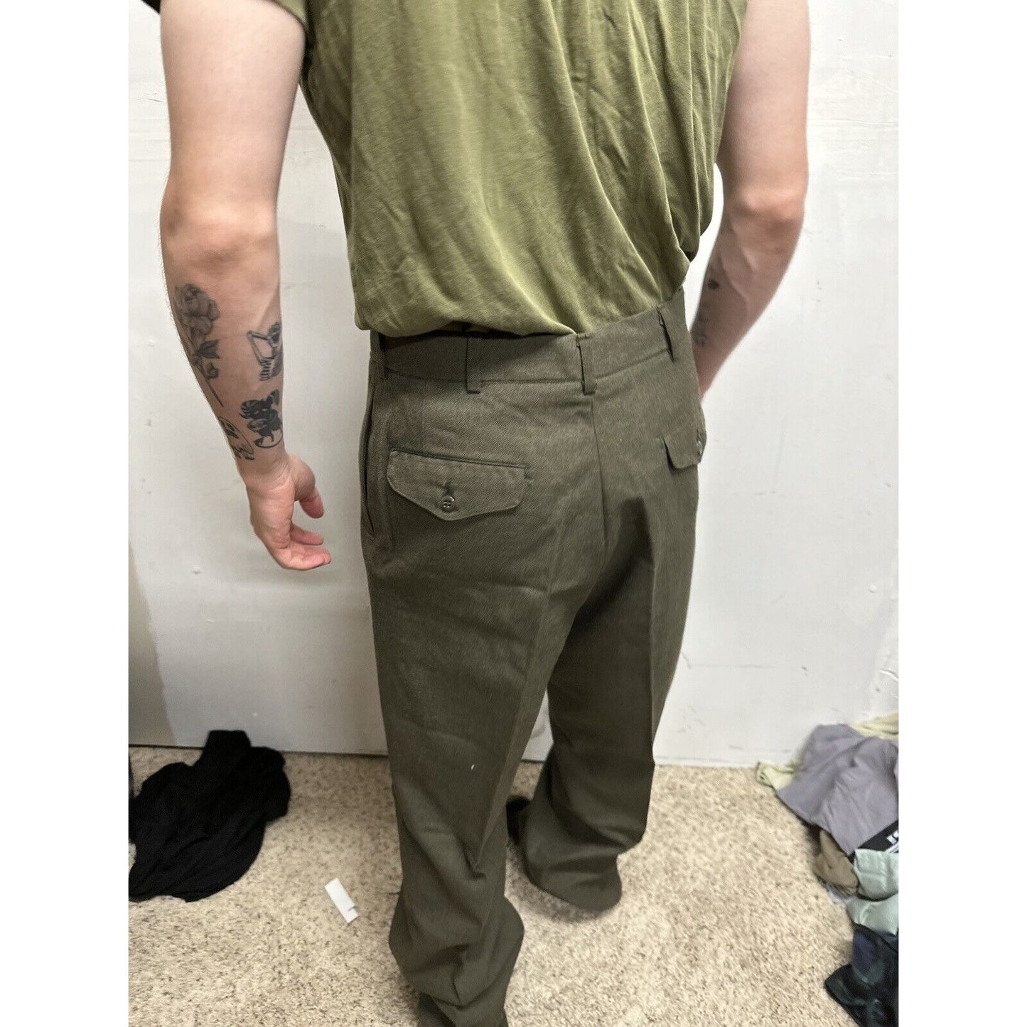 Men’s Jack Threads Medium Olive Green Marine Tshirt Only