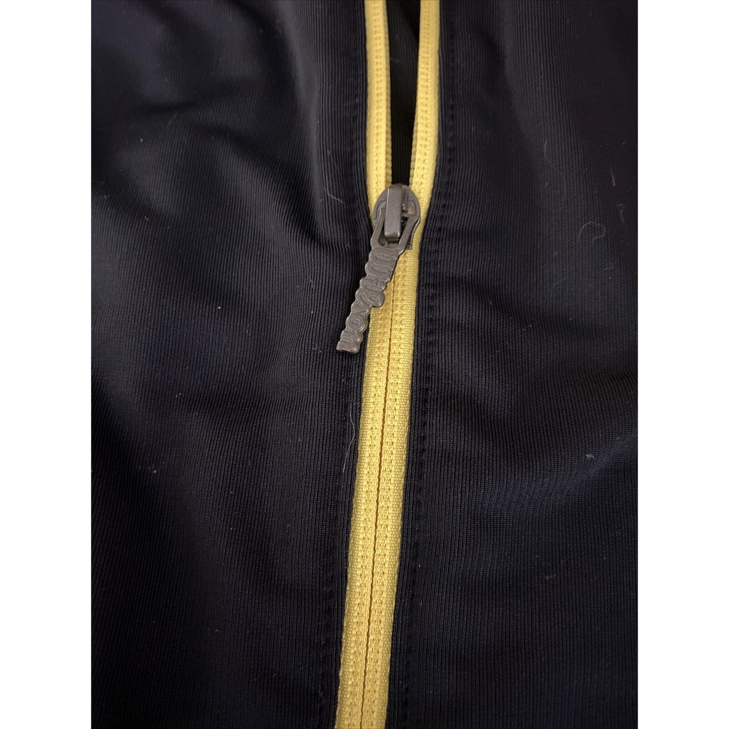 Wilson Men’s Large Black Yellow Mesh Polyester Full-zip Jacket