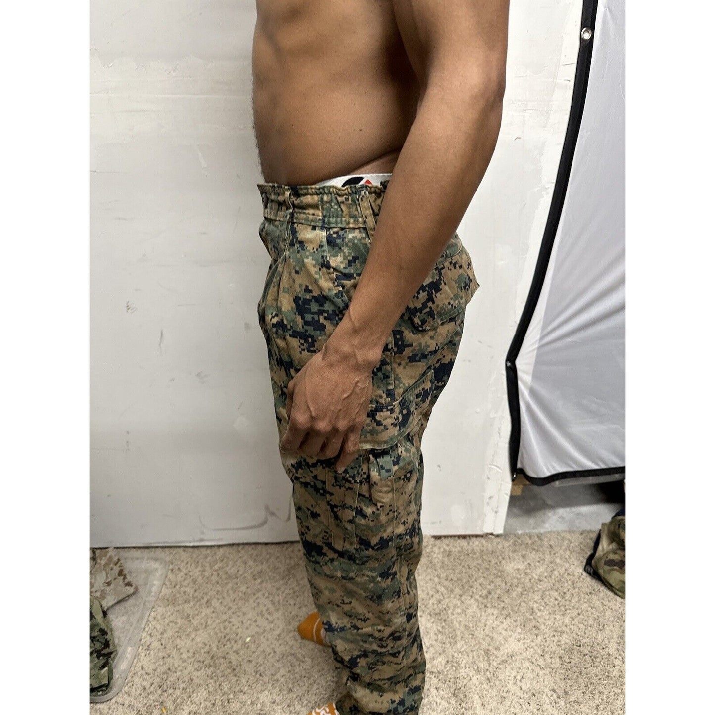 Men’s USMC Woodland Marine Pants Trousers Small Long