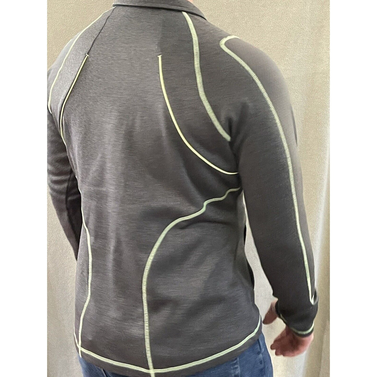FILA Sport Men's XL Tracksuit Full Zip Up Jumper Gray Jacket Sweatshirt