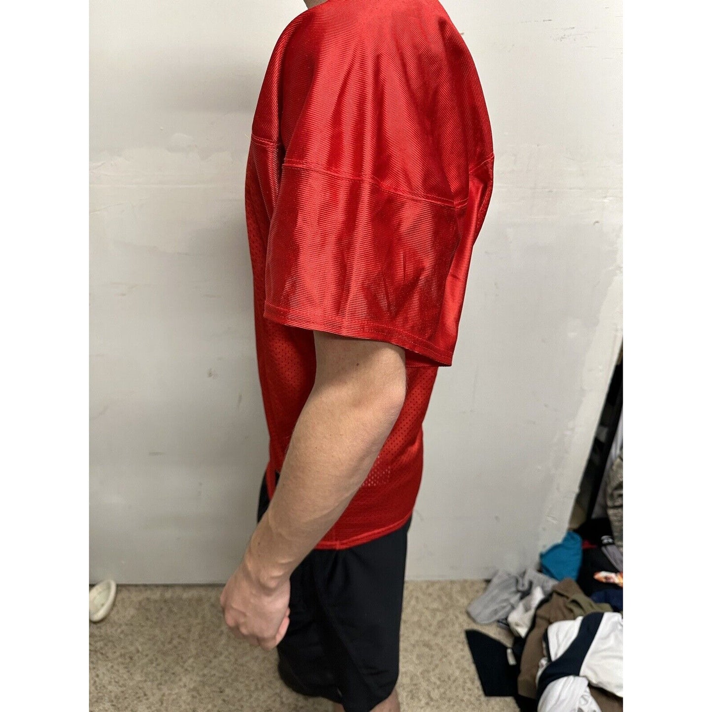 Men’s Red Nike Small Football Jersey