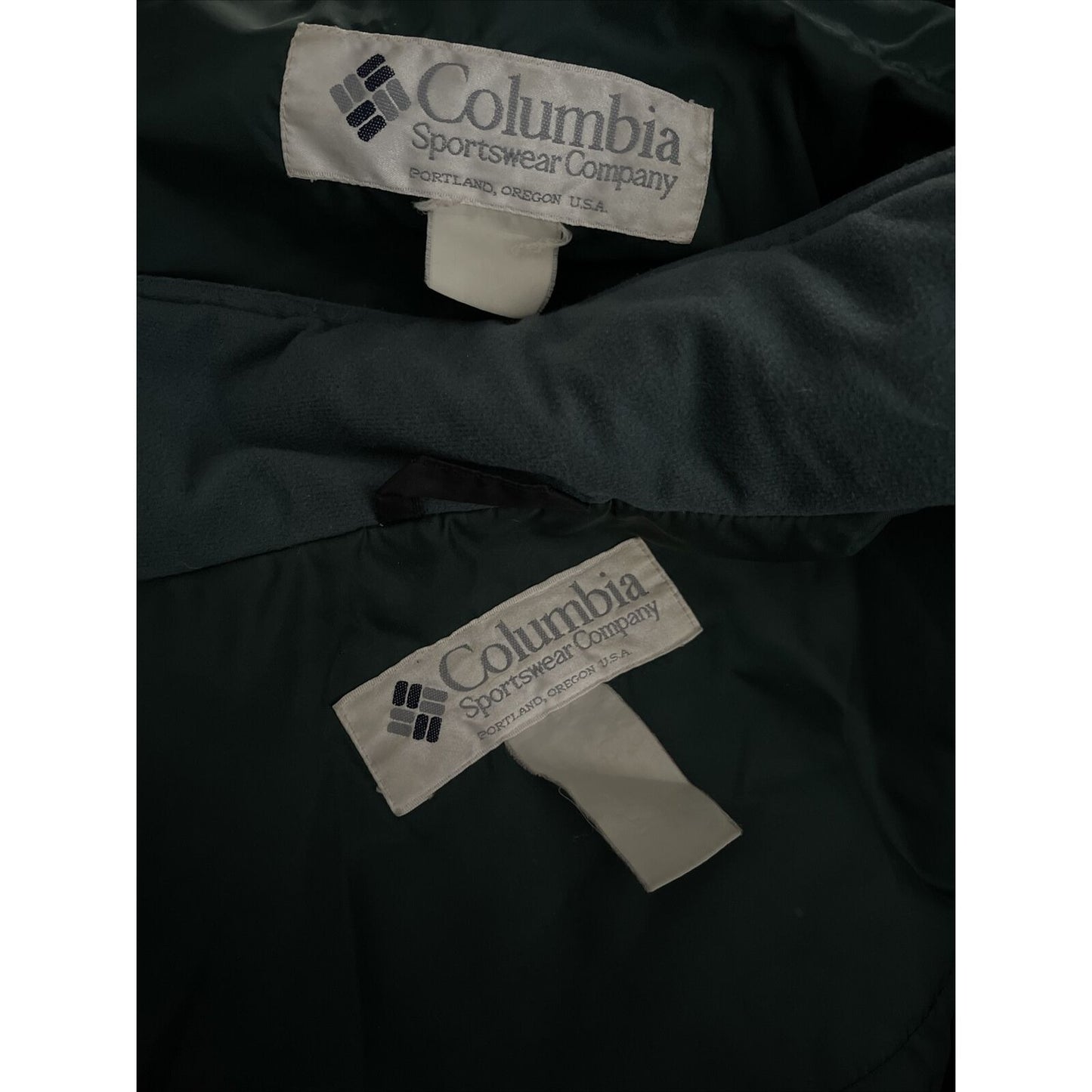 Columbia Sportswear purple and green thick snow jacket