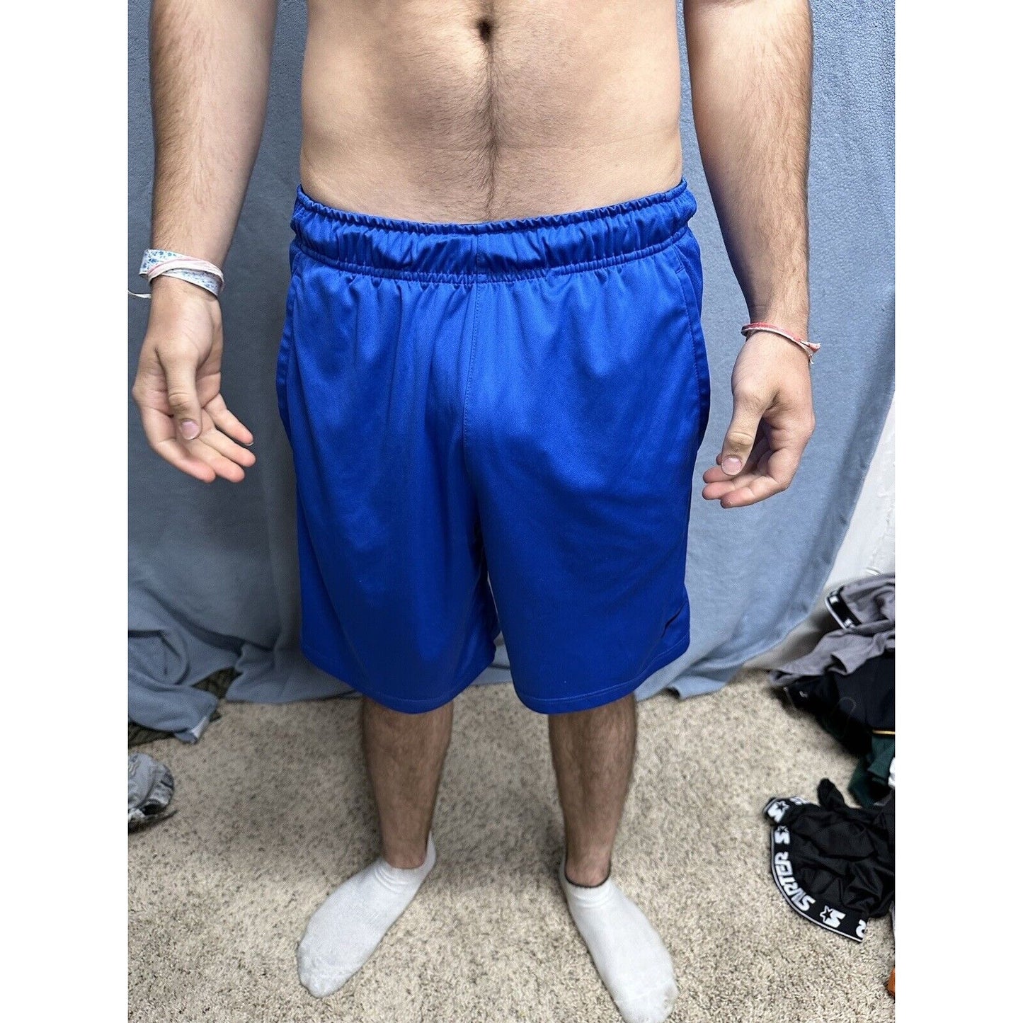 Men’s Blue Nike Medium Dri fit Shorts With Pockets