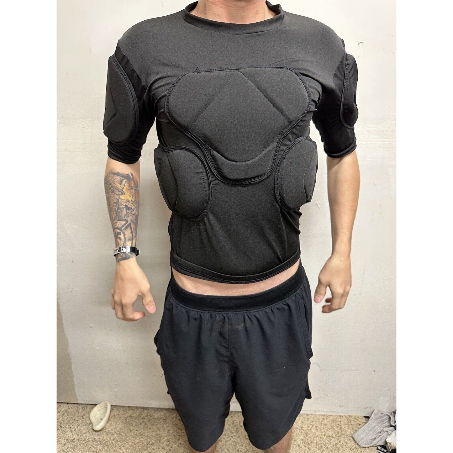 Men’s Black Small Football Pads