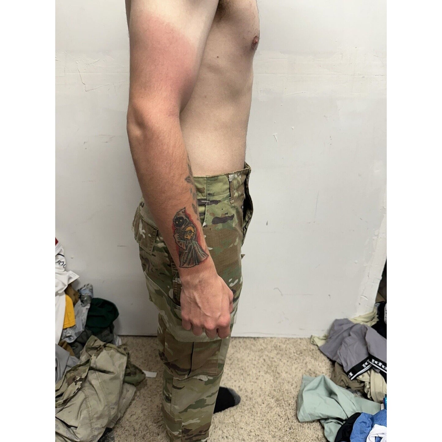 Men’s Ocp Army Uniform Bottoms Elastic Leg Opening Small Regular