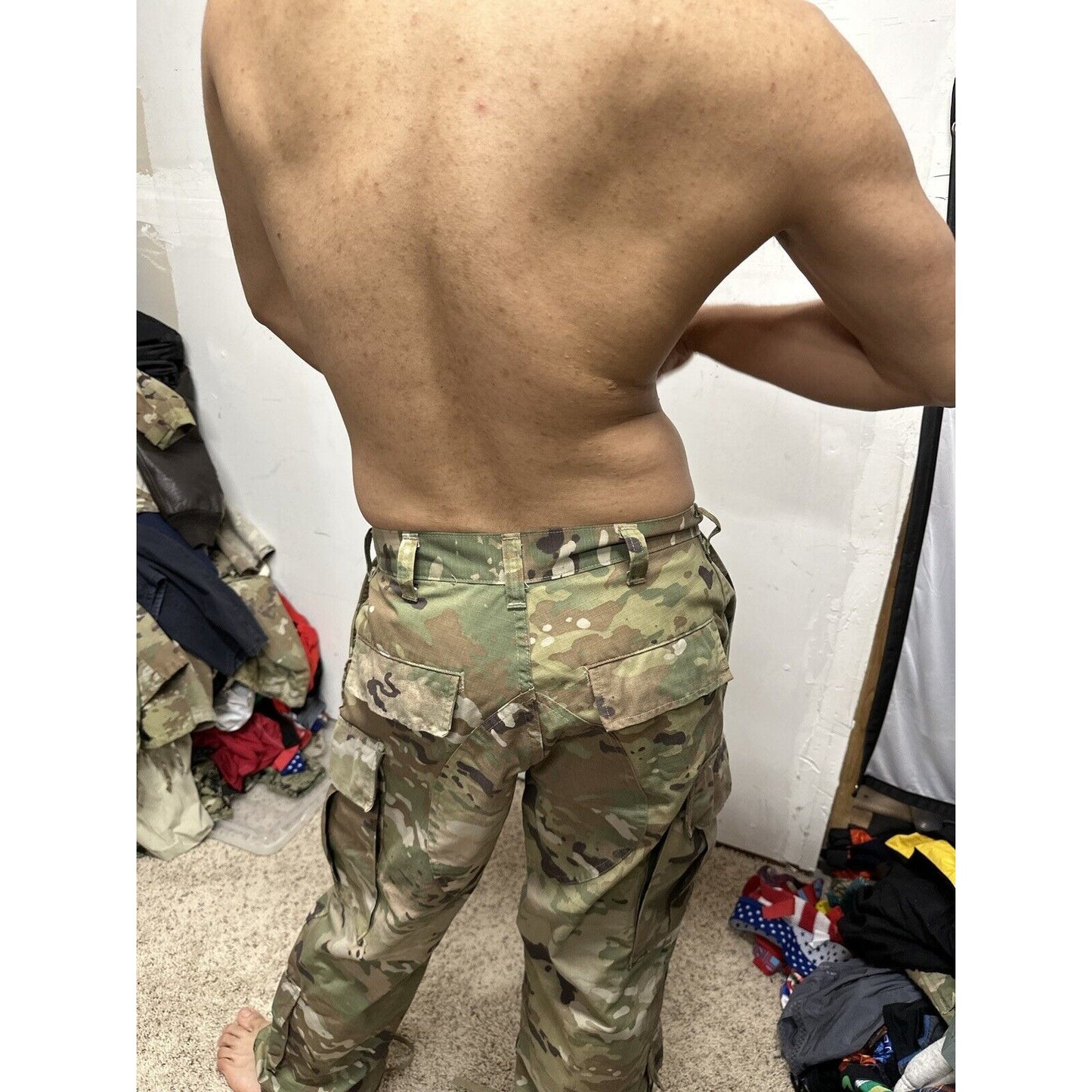 Men’s Small Regular Ocp Army Air Force Space Force Pants Trousers Nylon Cotton