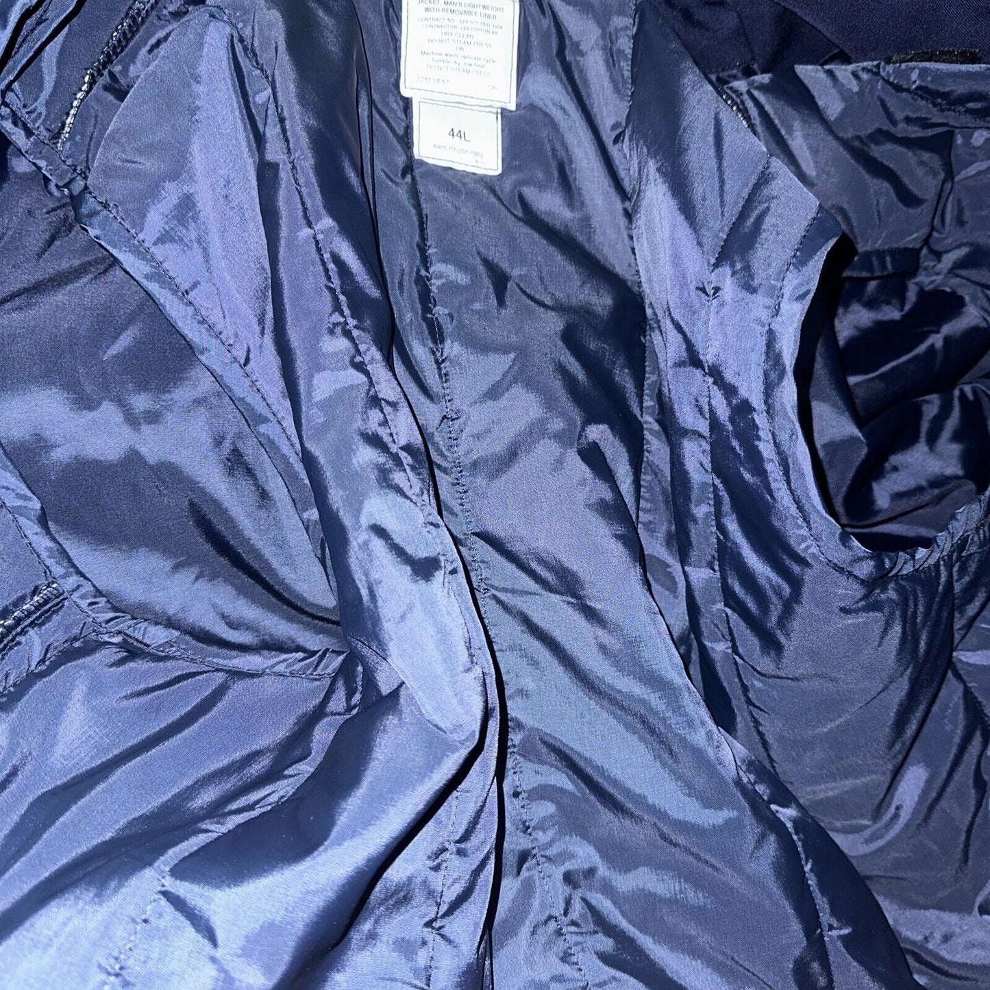 Men’s Blue 44L USAF Air Force Uniform Service Blues Jacket With Lining