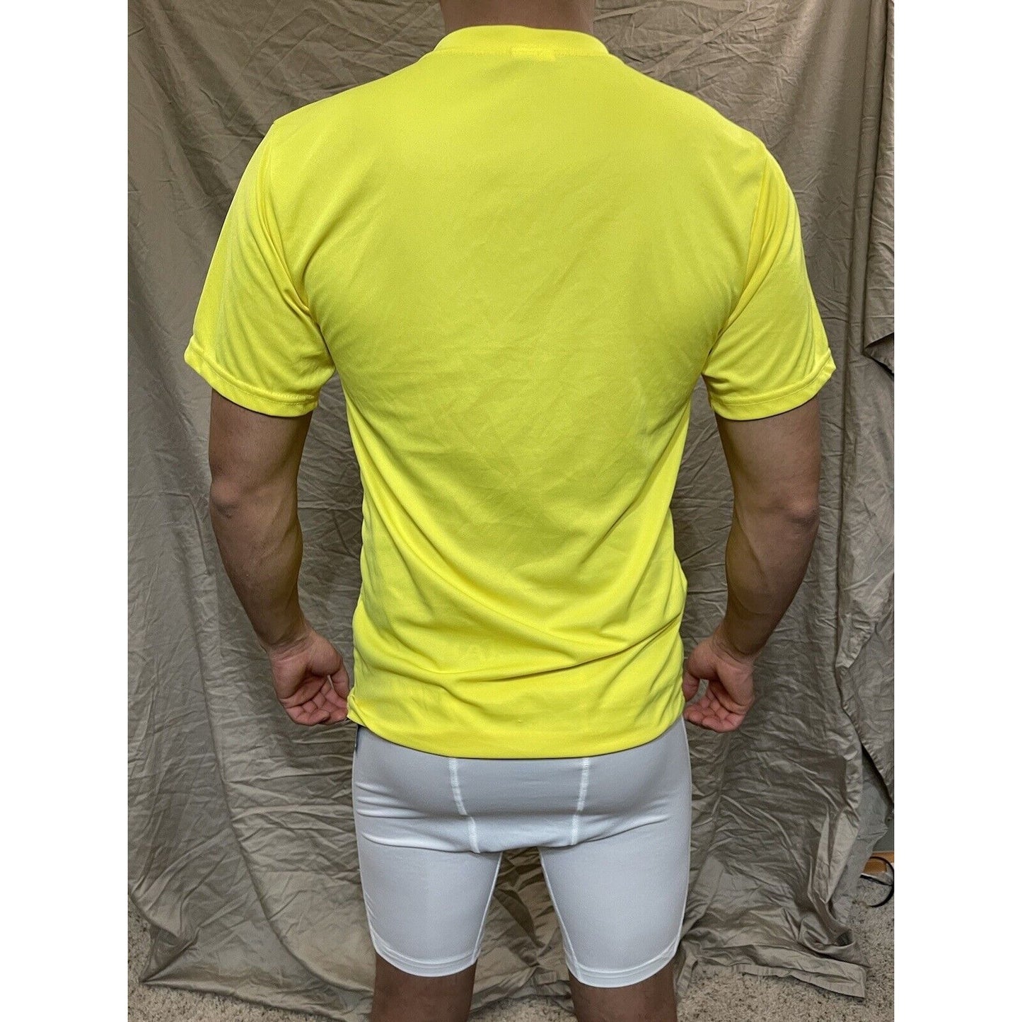 Men's Augusta Sportswear Moisture Management Athletic shirt Yellow Small