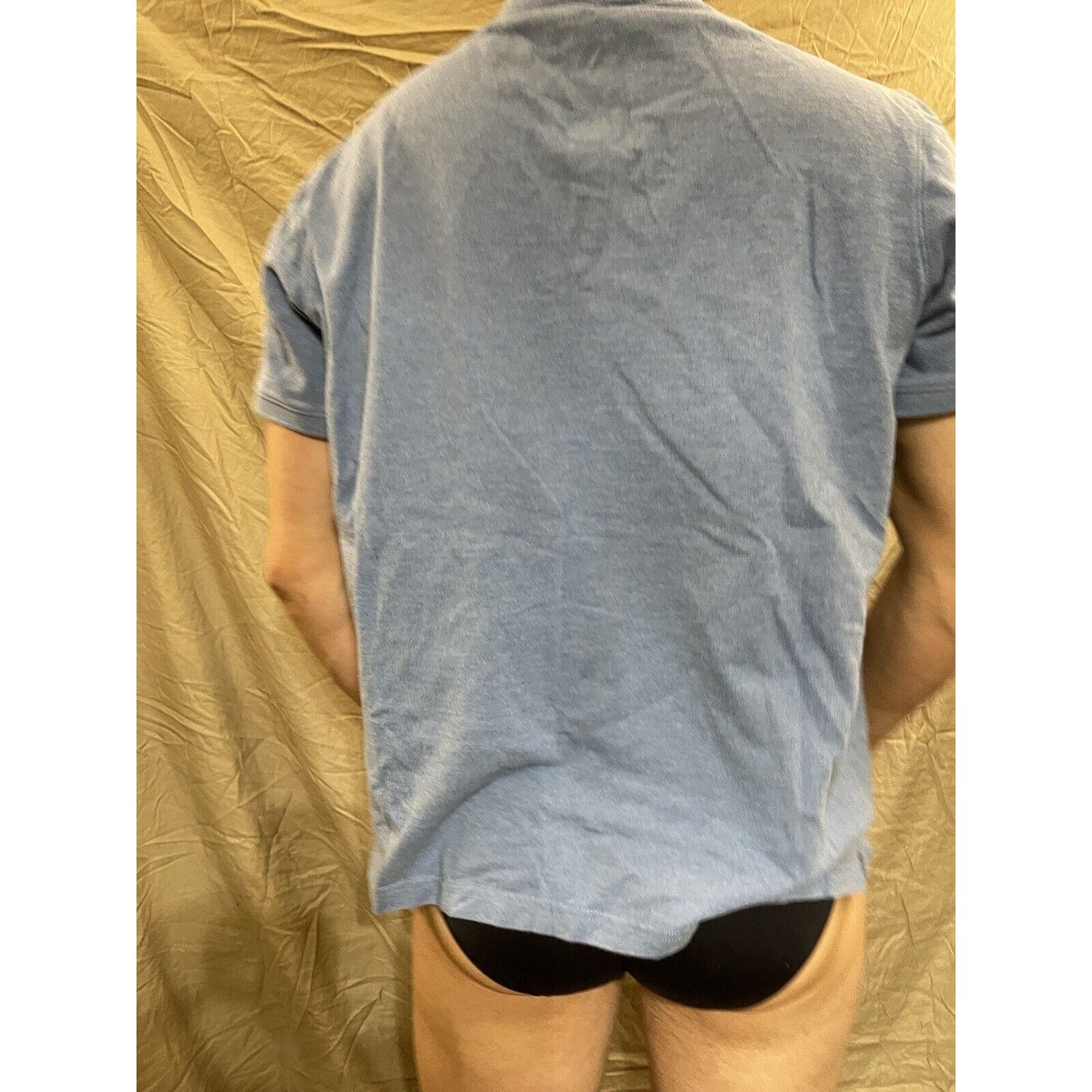 Men's light blue disney parks mickey mouse relaxed fit XXL polo shirt