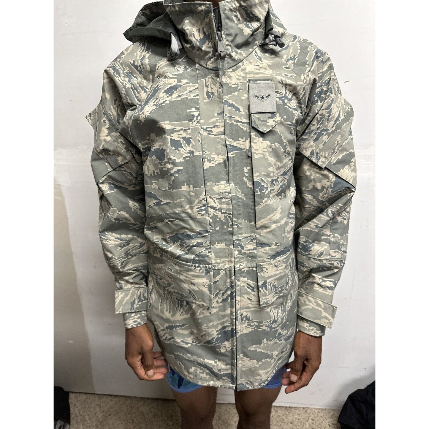 Men’s Small Short Abu Airman Battle Uniform Gore-Tex Jacket Parka Civil Air Patrol
