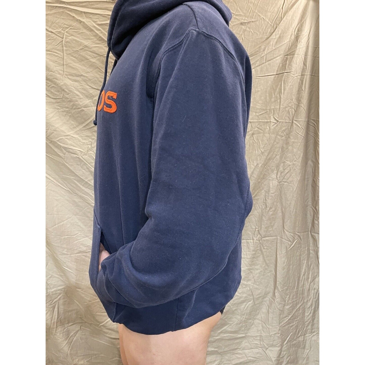 Men's Denver Broncos Pullover hoodie NFL Apparel fits like a loose medium
