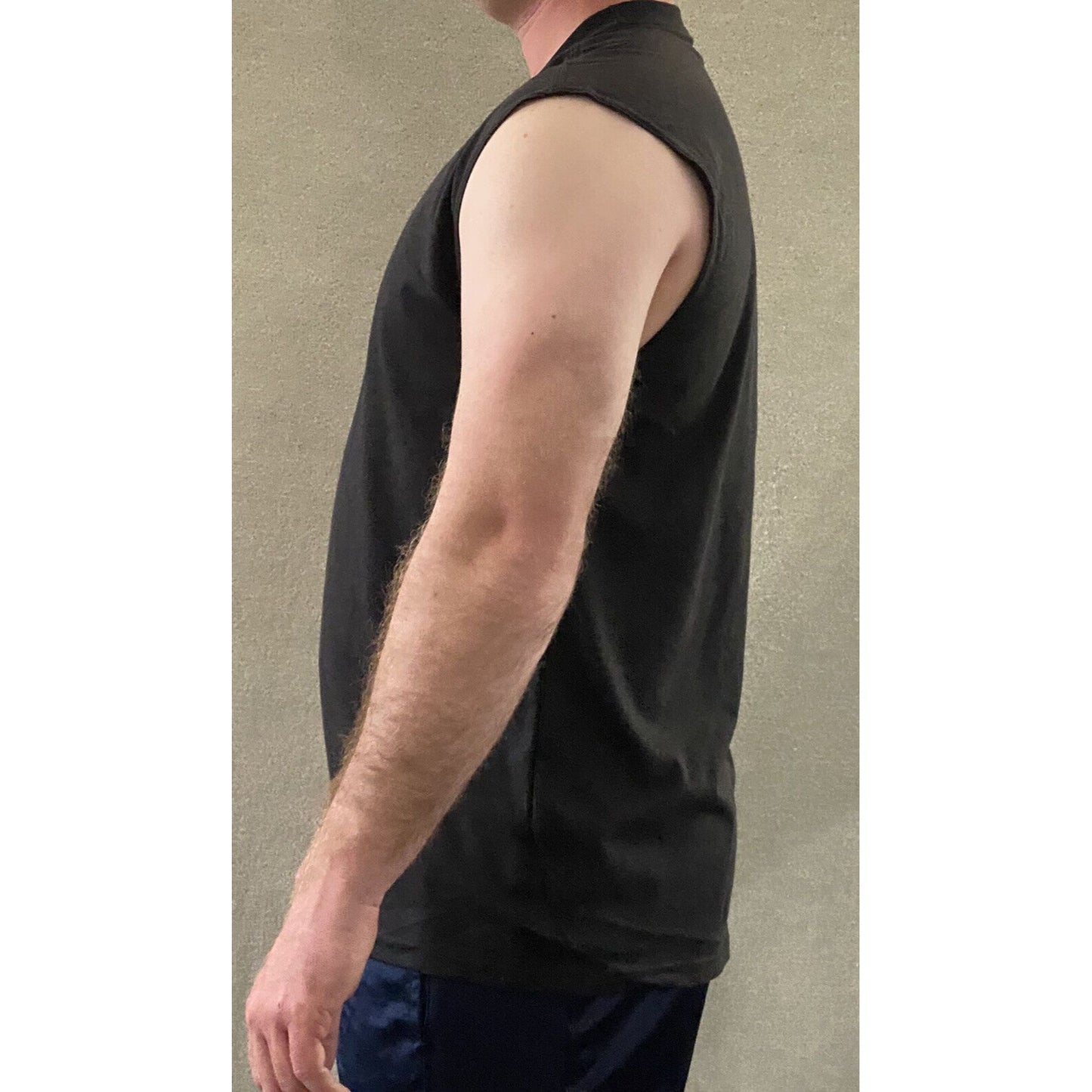 Soffe Extreme Training XT46 Men’s Large Black Sleeveless Muscle Shirt