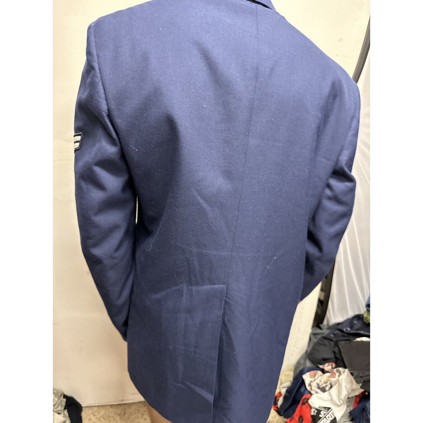 Men’s Air Force 40XL USAF Air Force Service Dress Coat Blue Enlisted Dscp