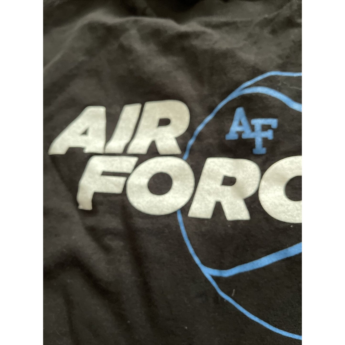 Men’s Air Force Black T-Shirt Basketball XL
