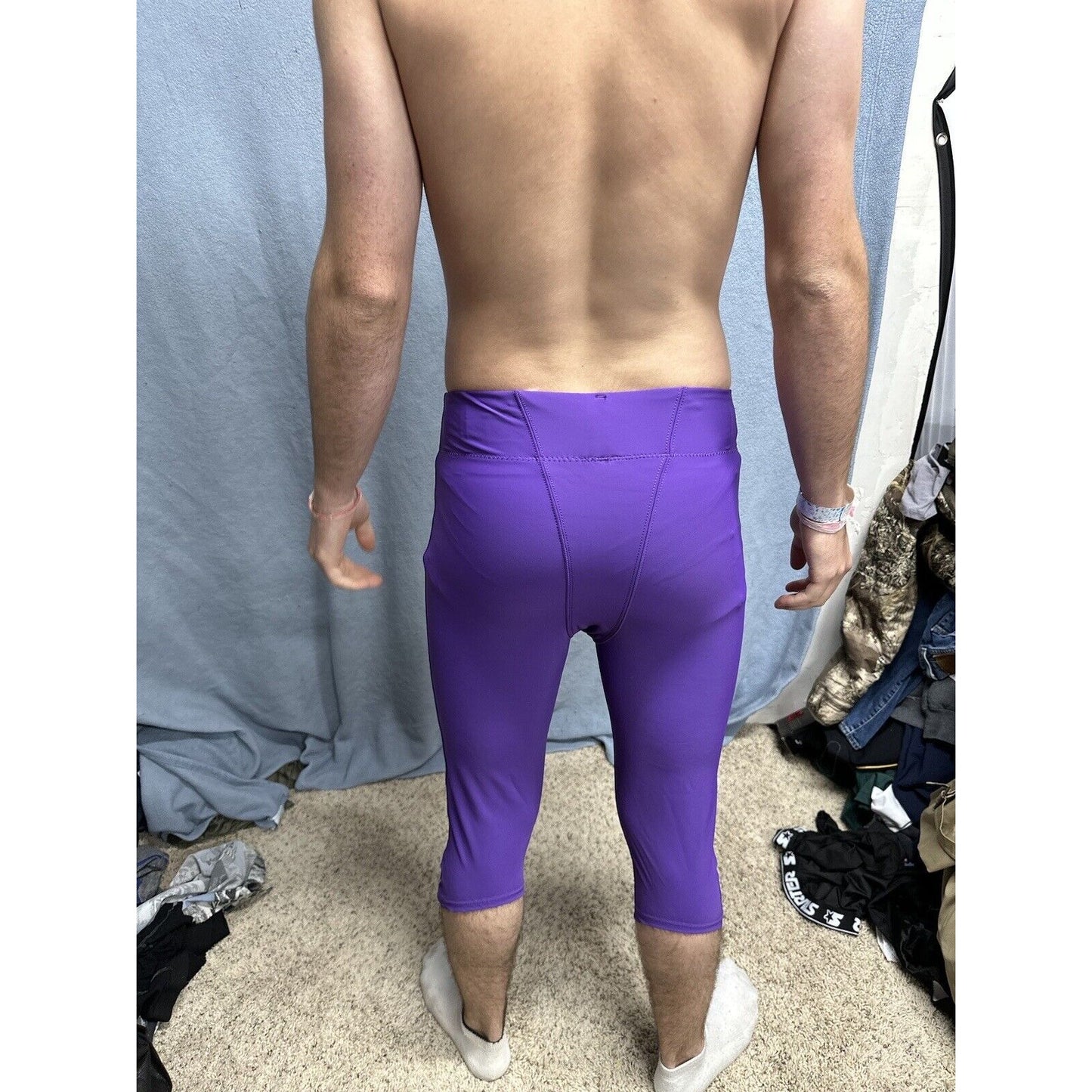 Men’s Rawlings Football Pants Medium Purple