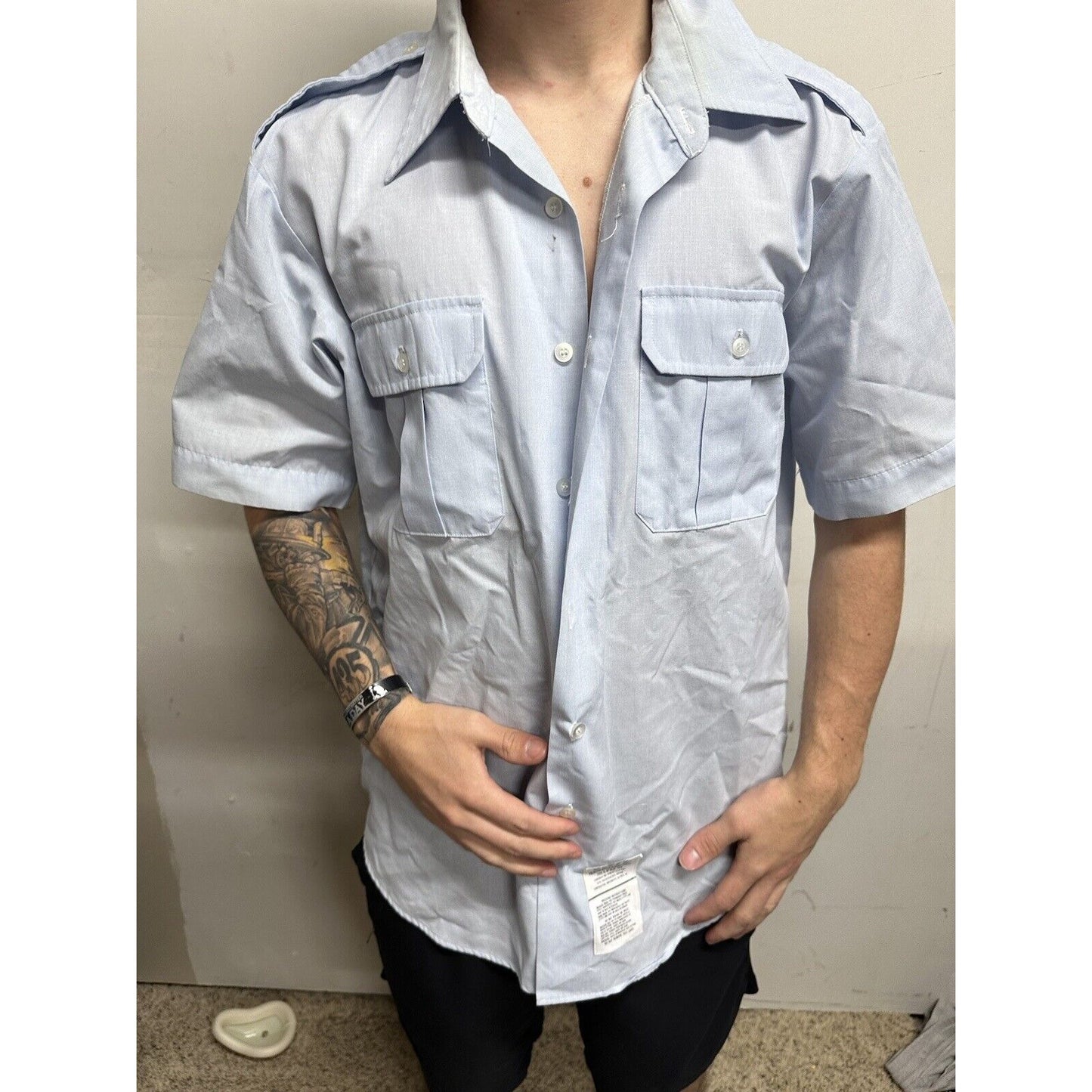 Men’s Defense Logistics Agency Short Sleeve Blues Uniform Shirt 17