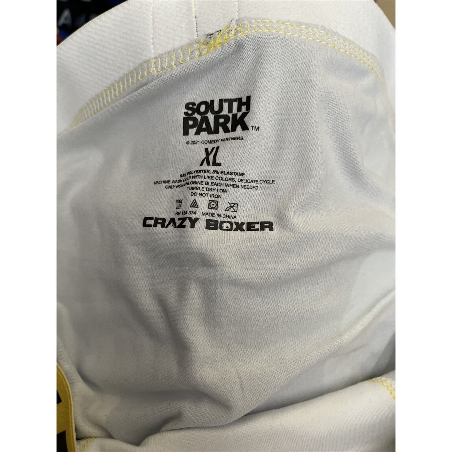 men's eric cartman south park autoritay compression shorts xl New And Unworn