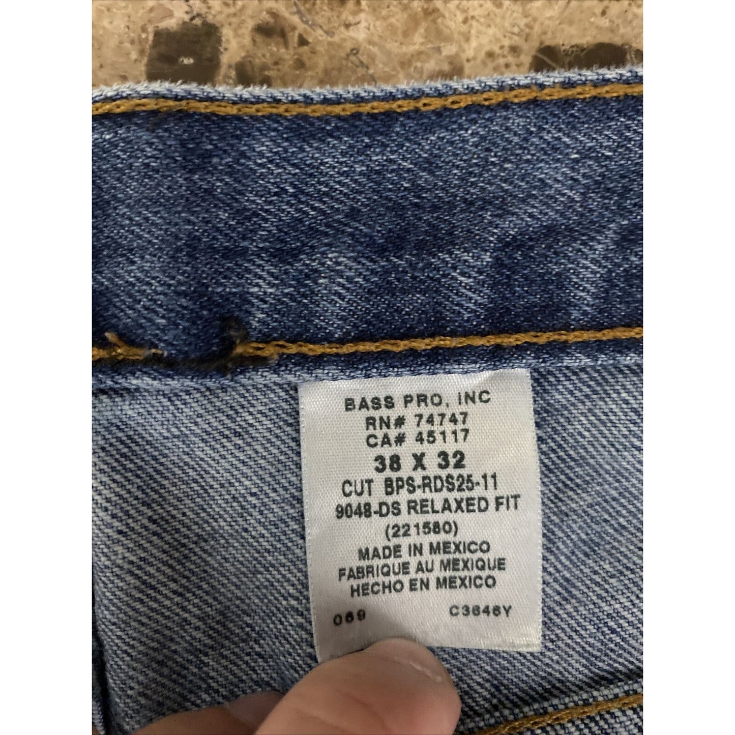 Bass Pro Shops RedHead Men’s 38x32 Relaxed Fit Blue Medium-wash Cotton Jeans