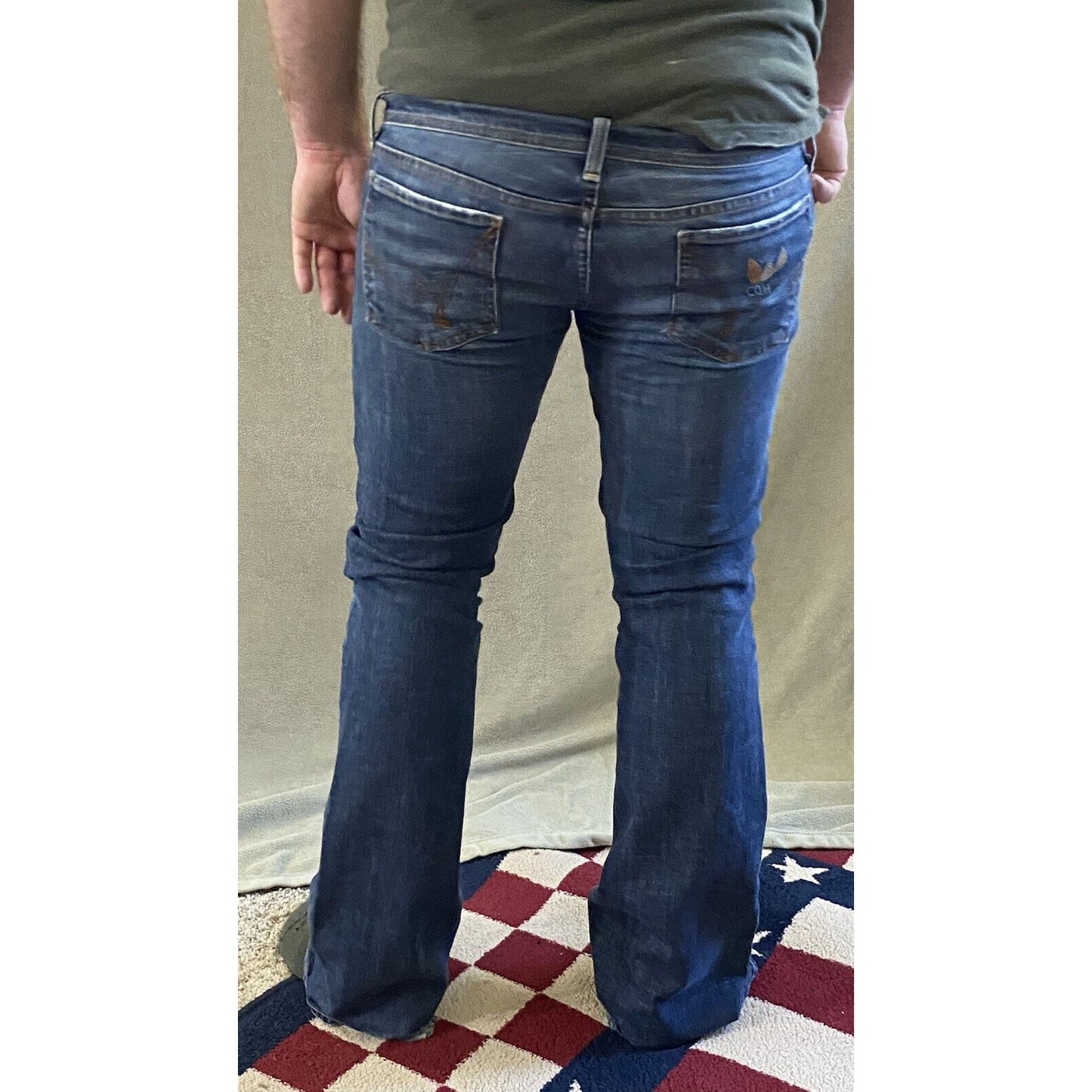 Citizens Of Humanity COH Women’s 31x32 Simone Stretch #105 Low Waist Flair Jeans